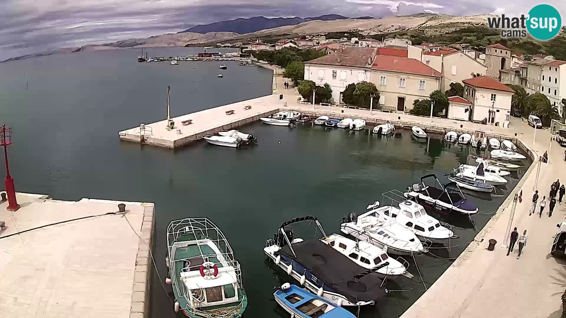 Pag Live webcam – porto turistico