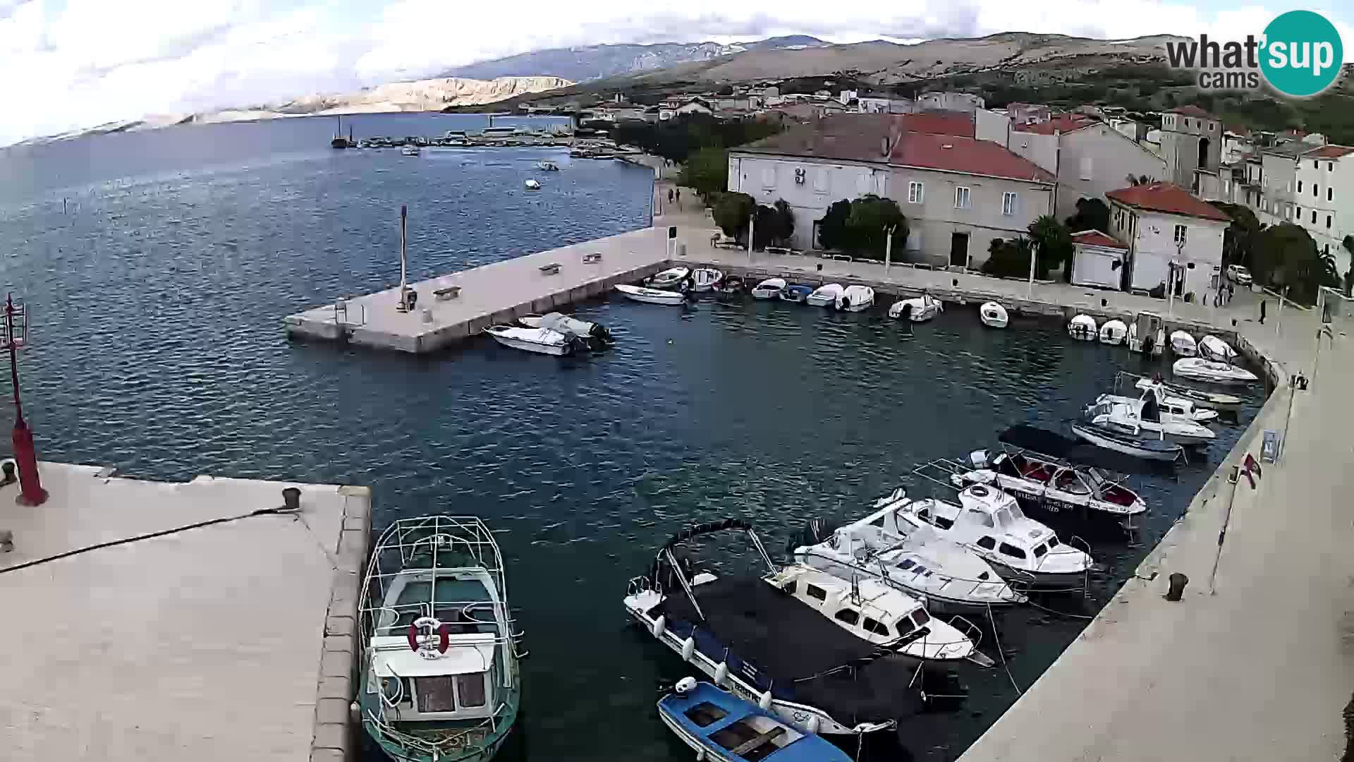Pag Live webcam – porto turistico