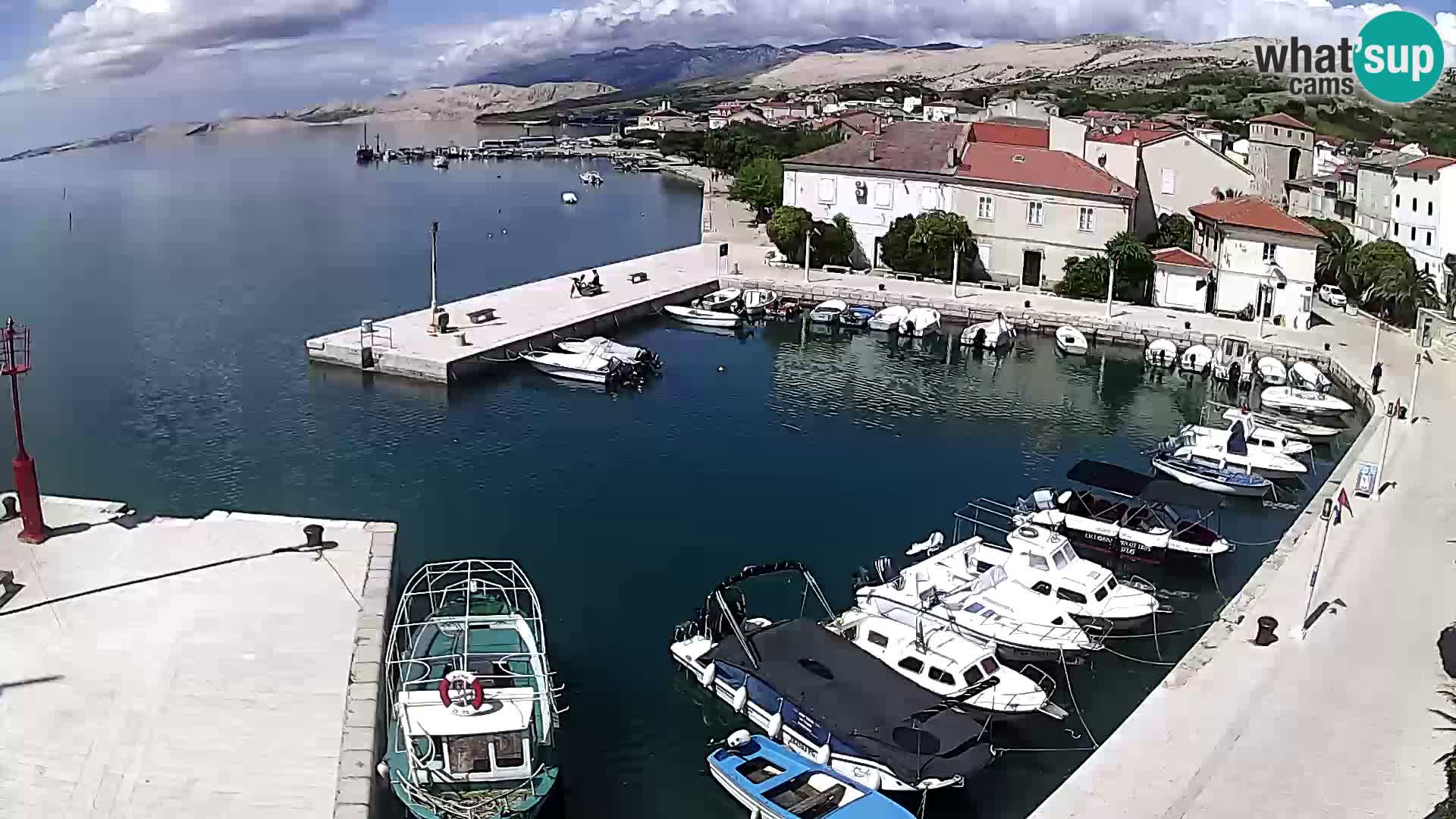Livecam Pag – Marina de la ville