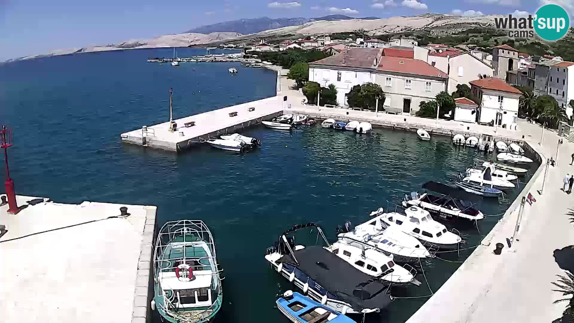 Pag webcam – town marina