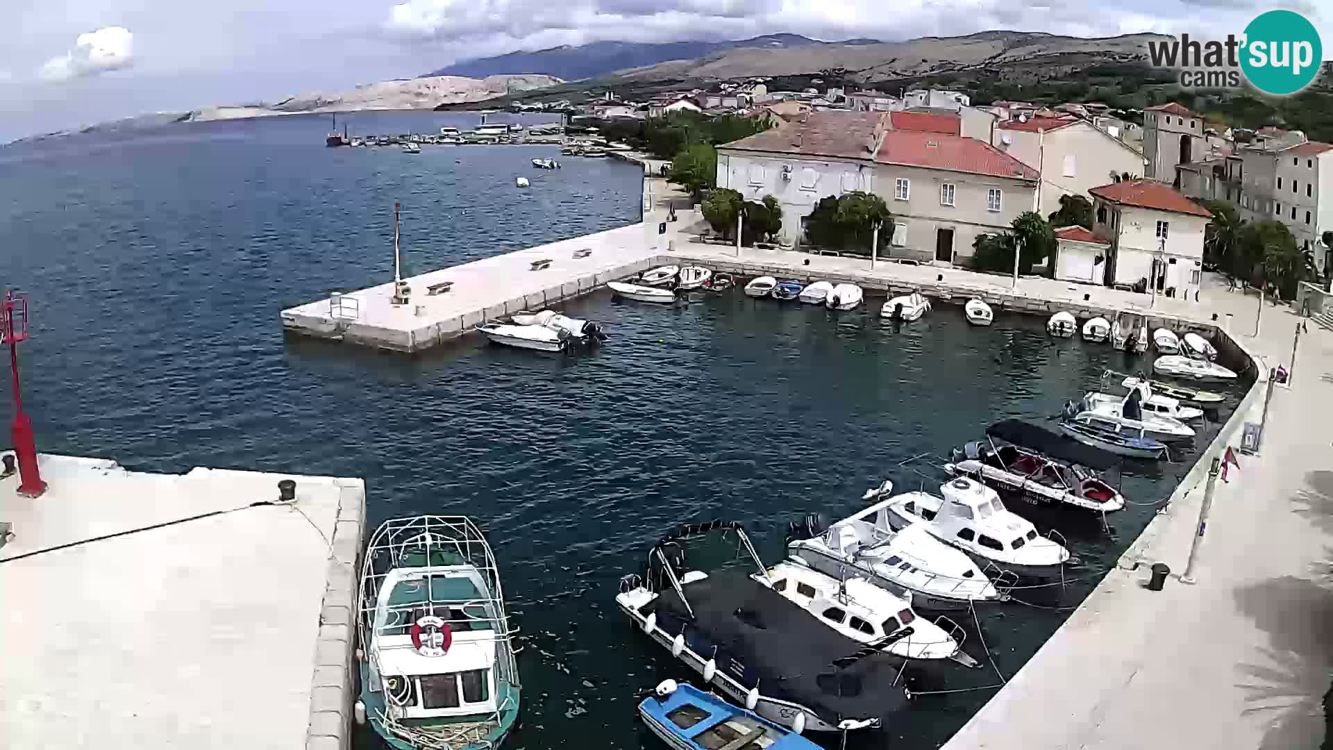 Pag webcam – town marina