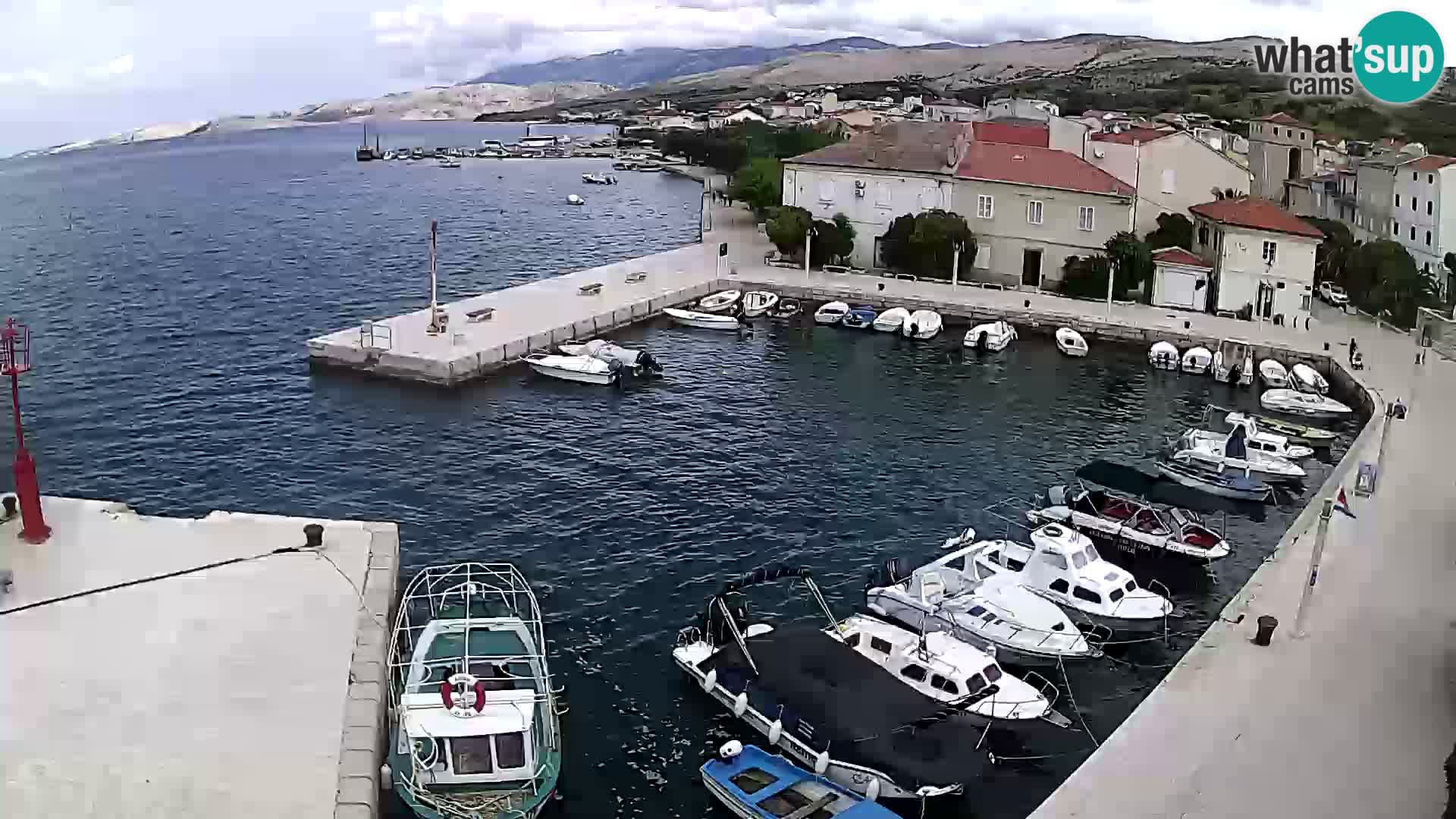 Livecam Pag – Marina de la ville