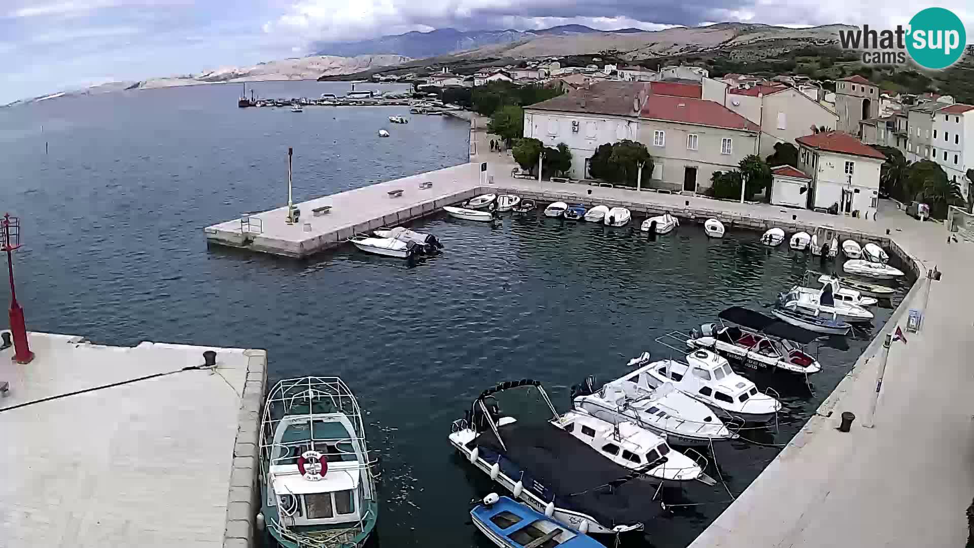 Pag webcam – town marina