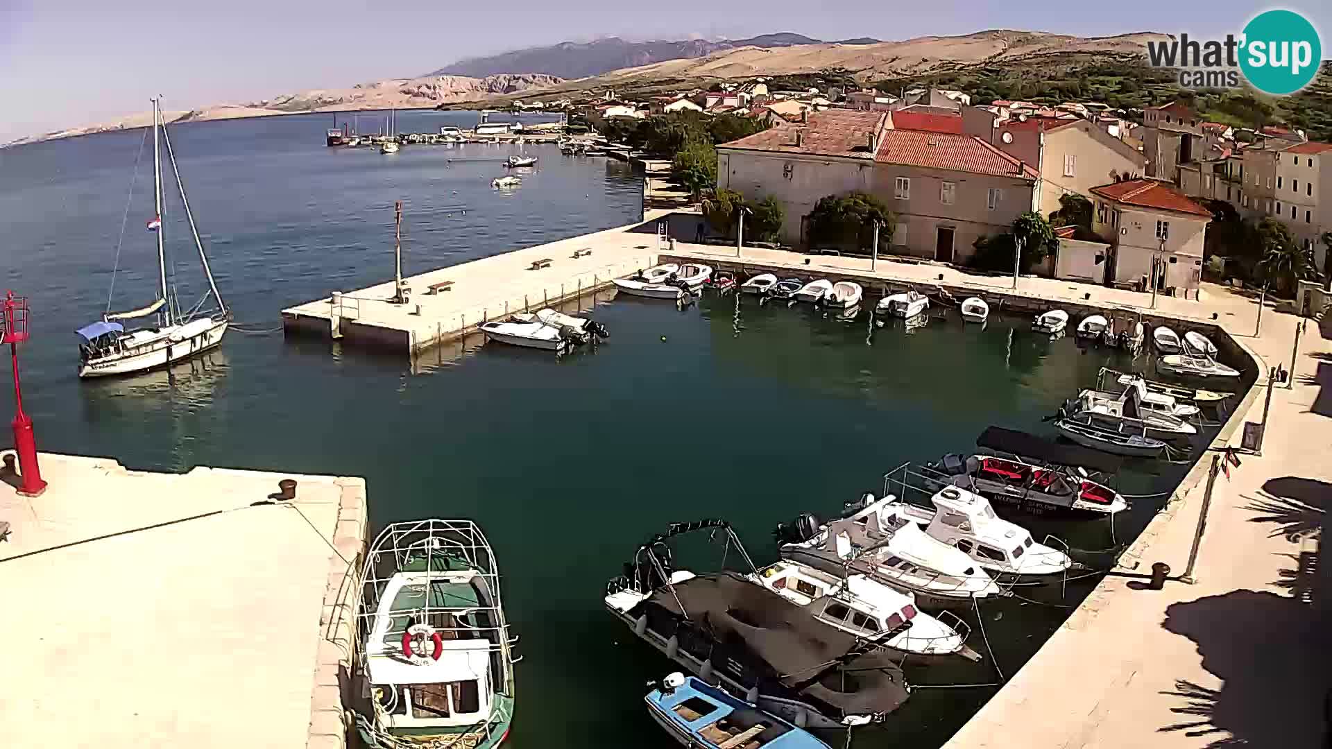 Livecam Pag – Marina de la ville