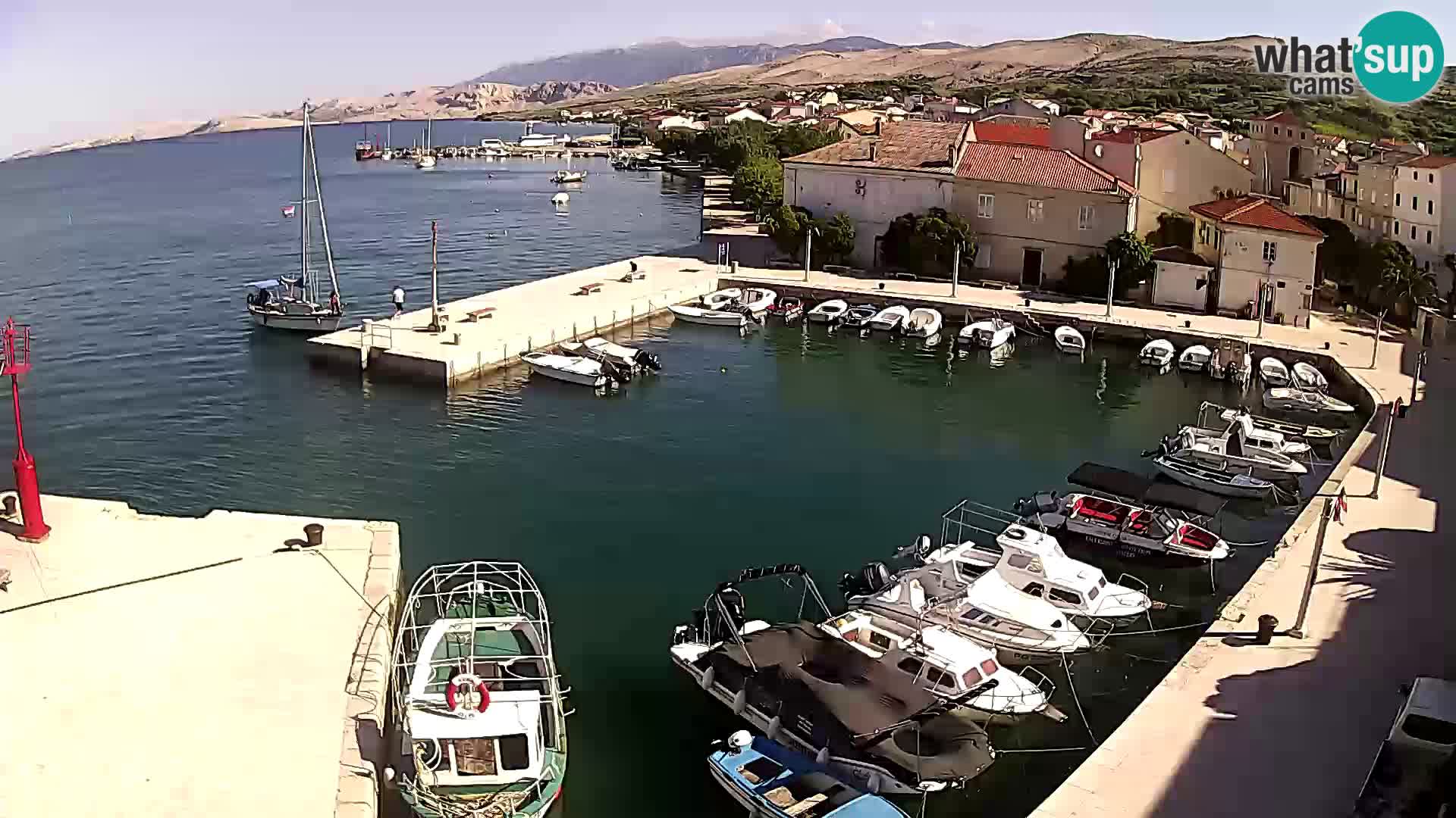 Pag Live webcam – porto turistico