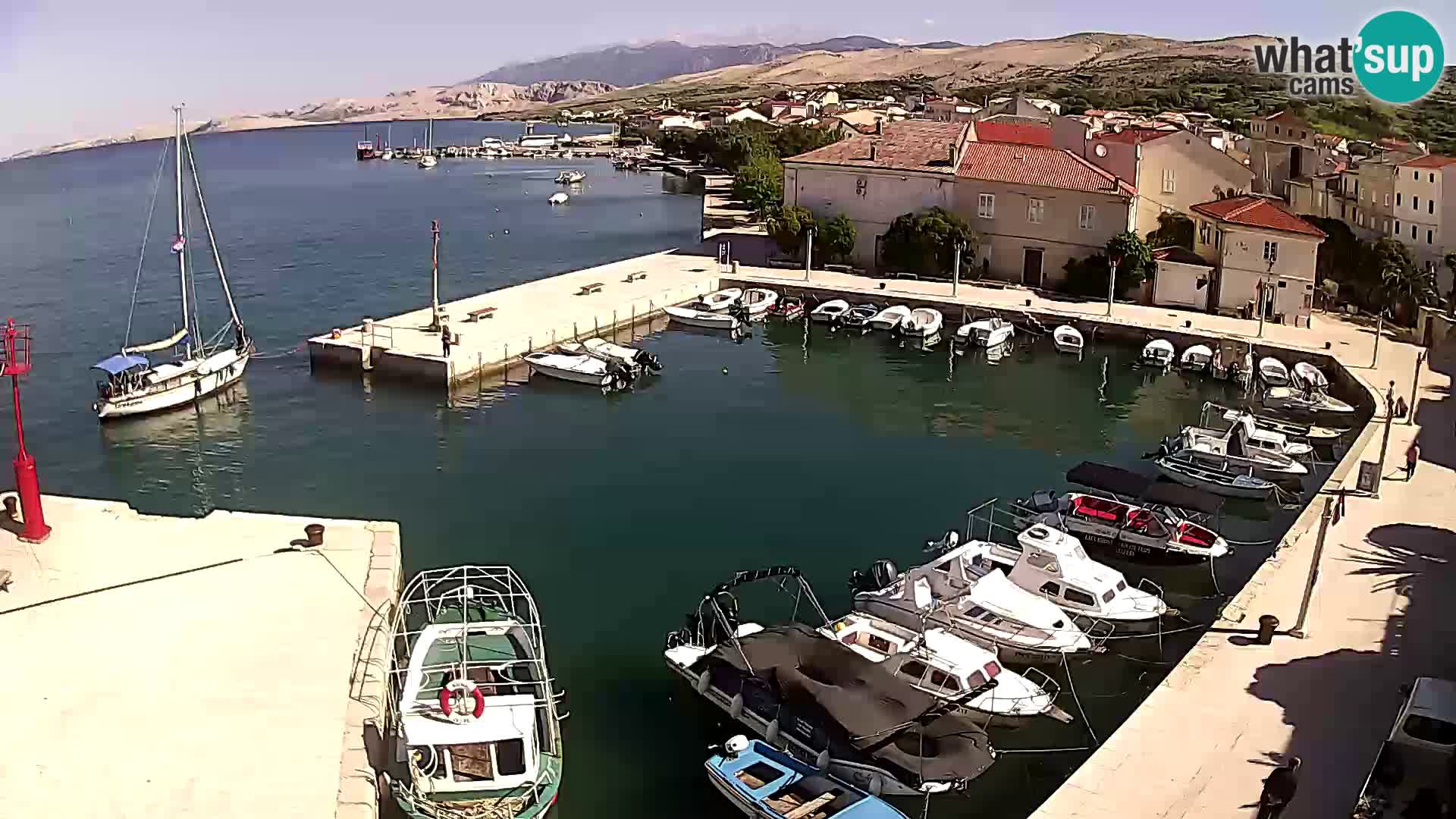 Pag webcam – town marina