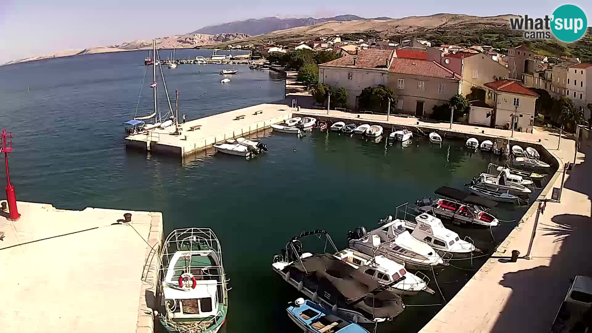 Pag webcam – town marina