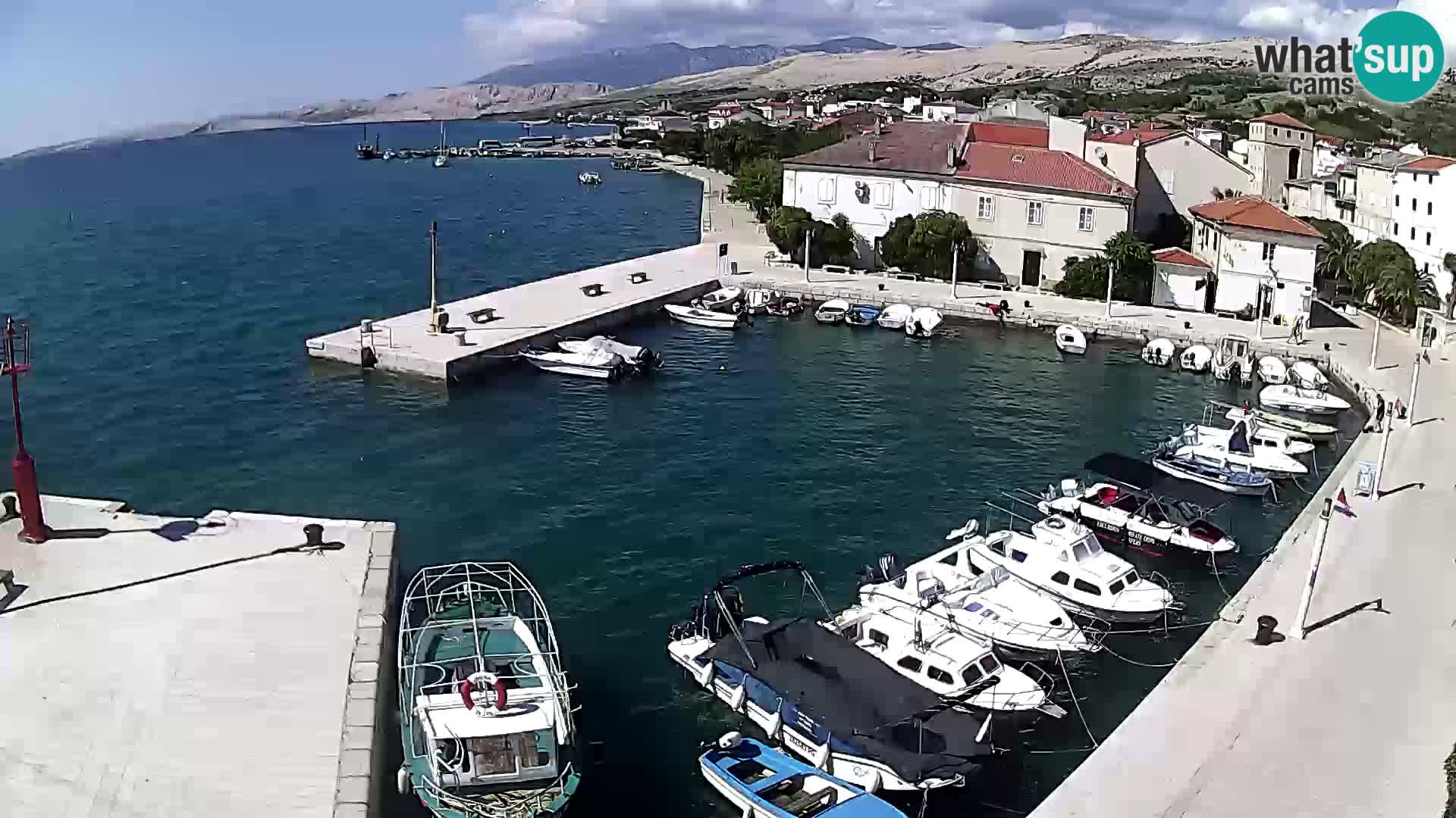 Pag webcam – town marina