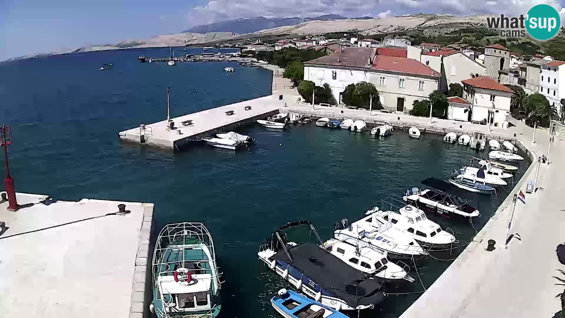 Pag webcam – town marina