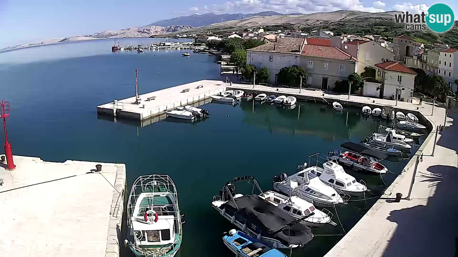 Pag spletna kamera – Mestna marina