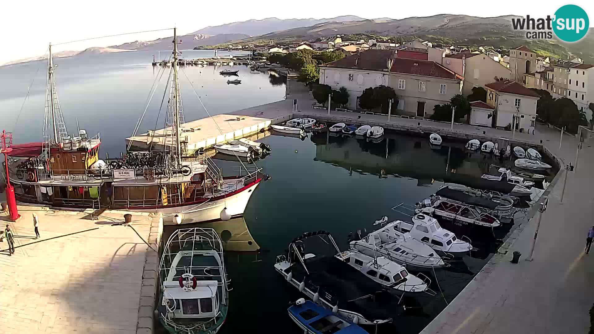 Pag Live webcam – porto turistico