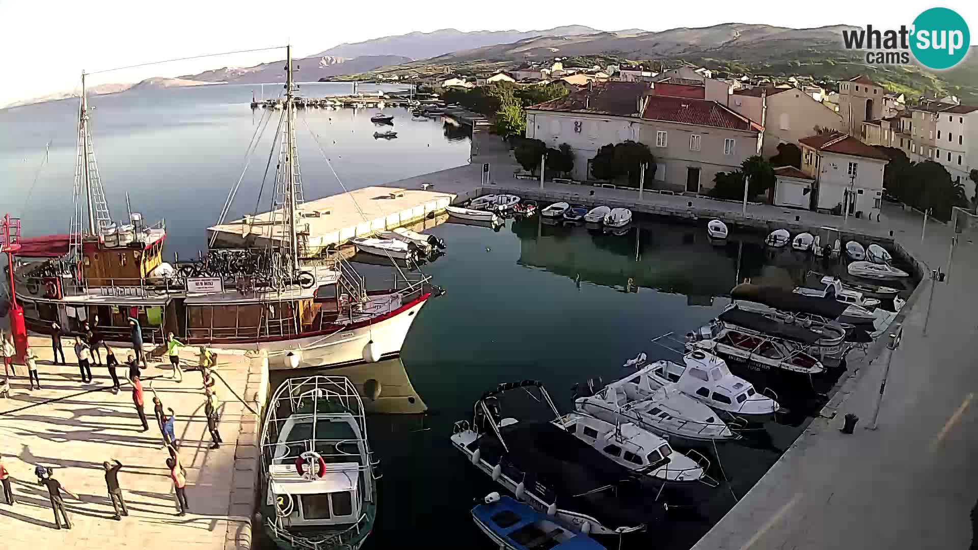Pag webcam – town marina