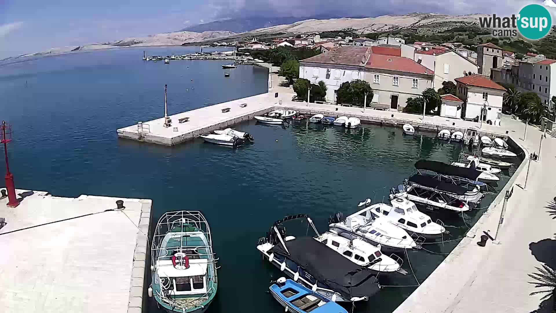 Pag webcam – town marina
