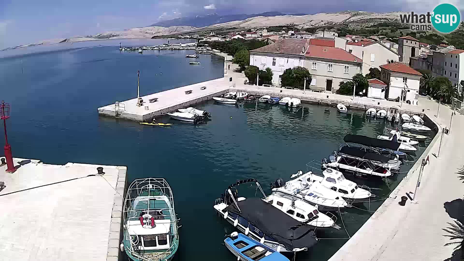 Pag Live webcam – porto turistico