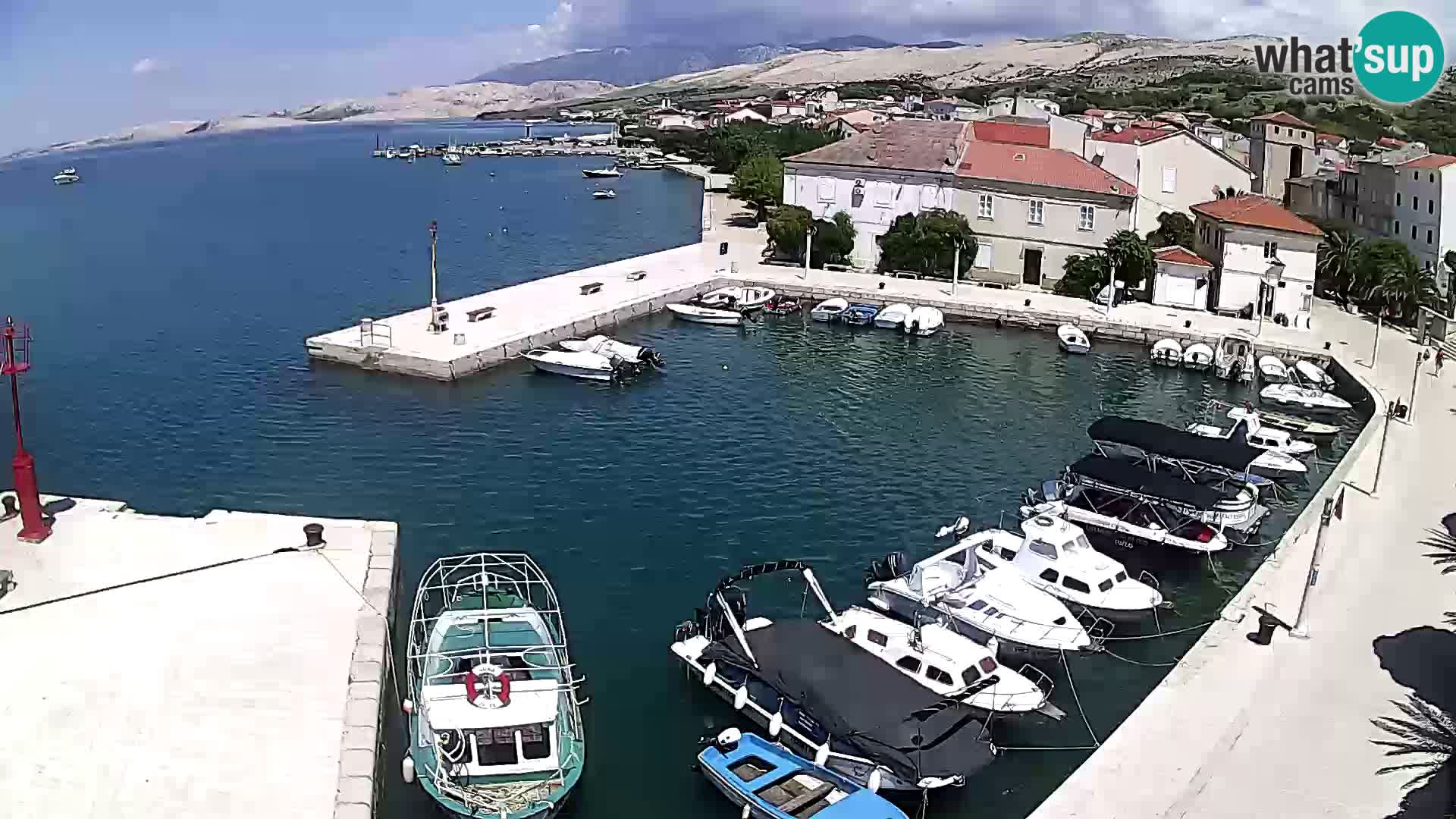 Livecam Pag – Marina de la ville