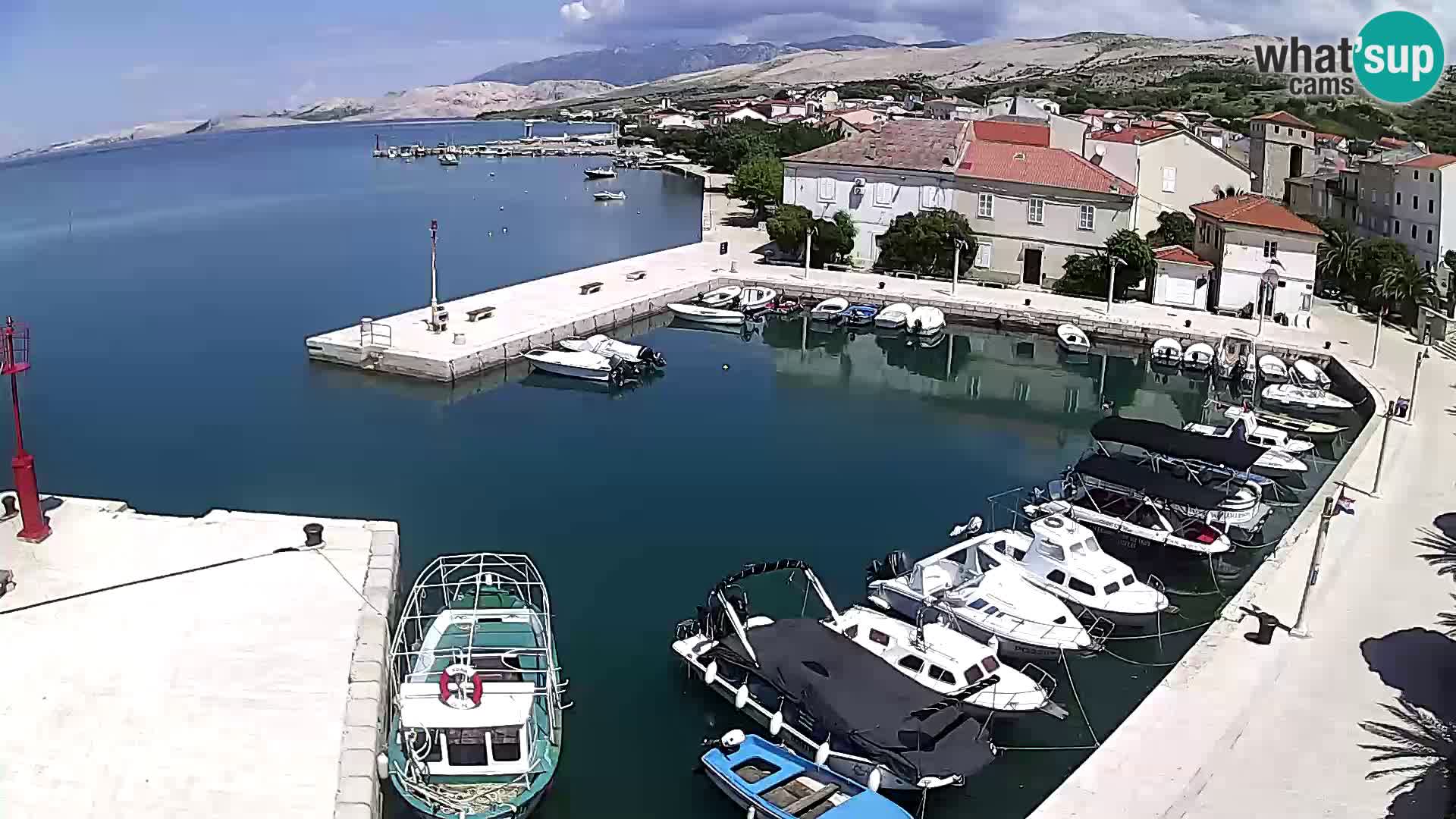 Pag webcam – town marina