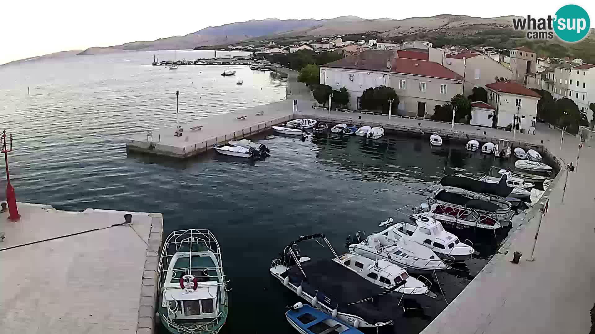Pag webcam – town marina