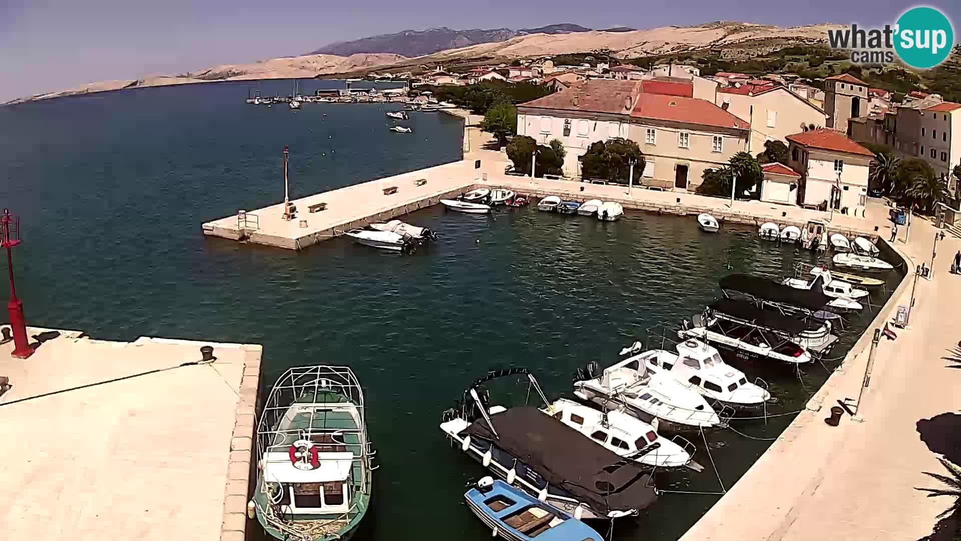 Pag webcam – town marina