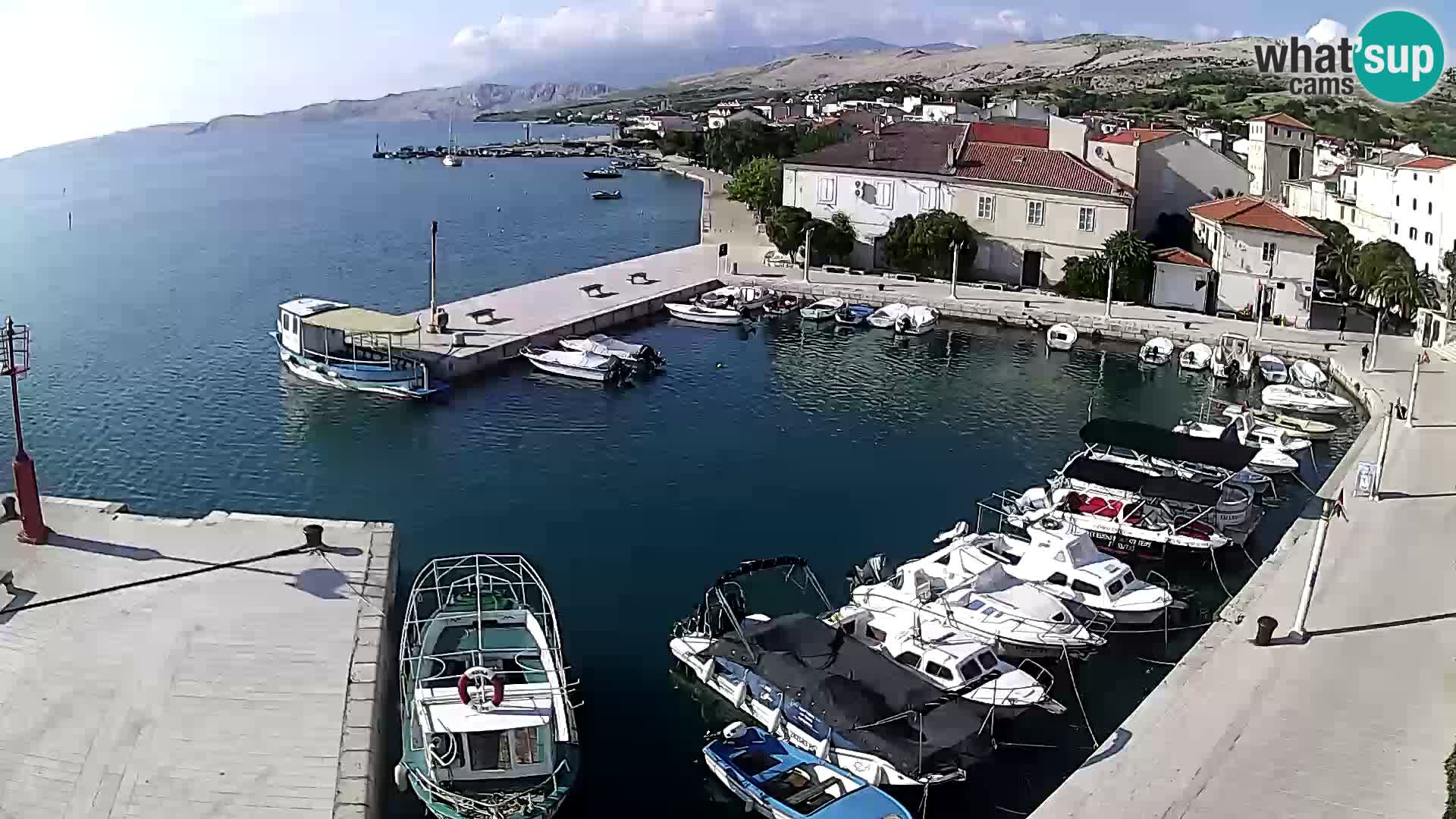 Pag webcam – town marina