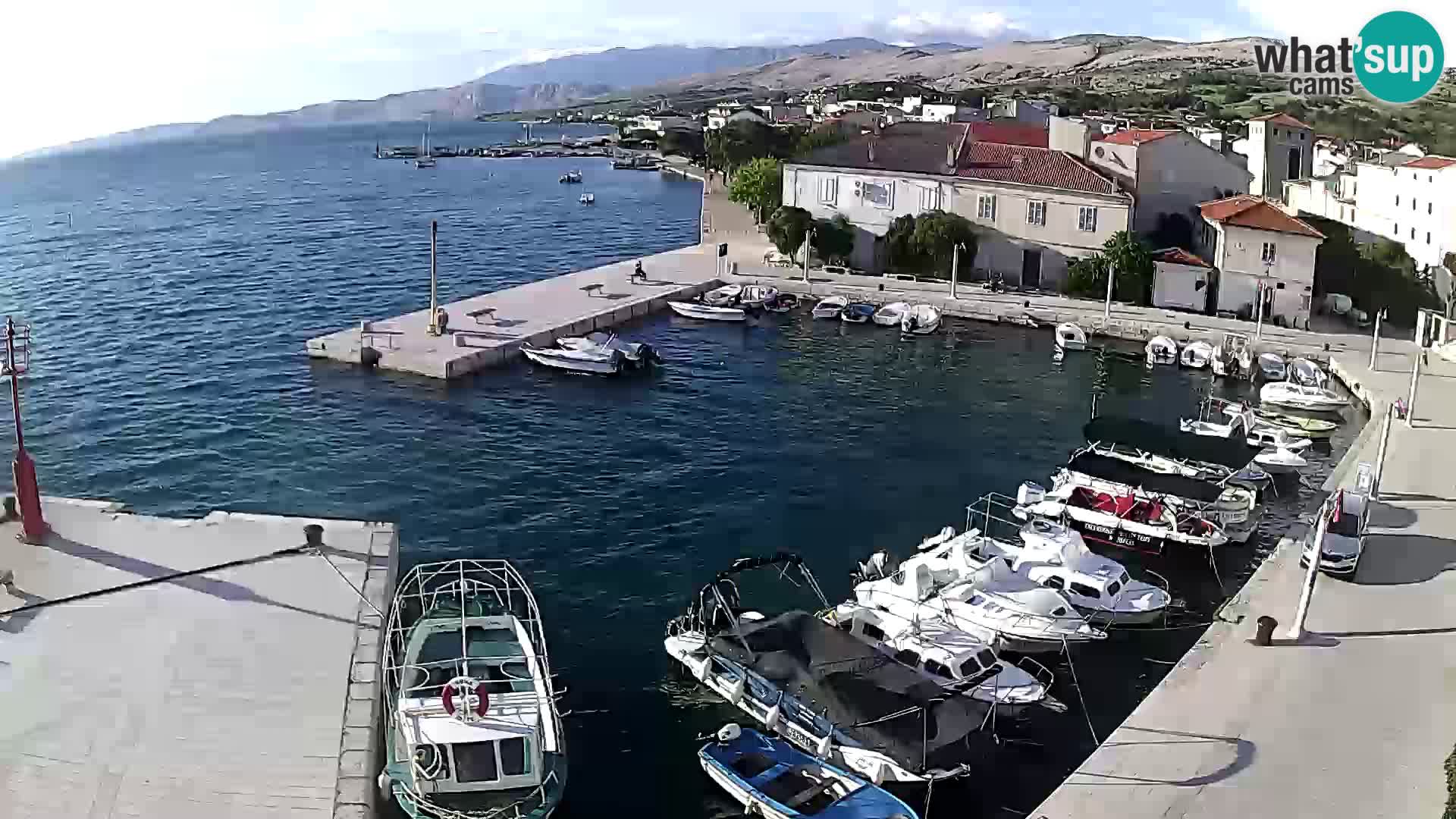 Livecam Pag – Marina de la ville