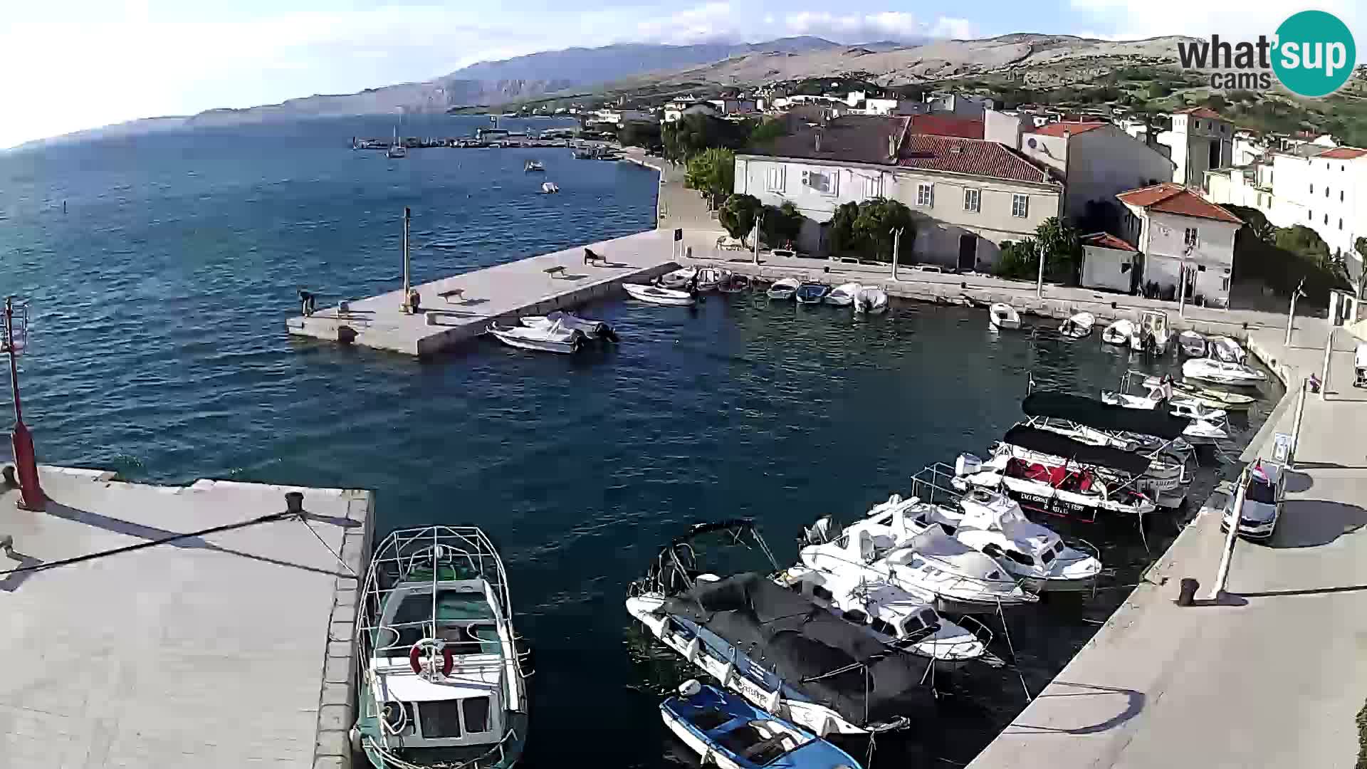 Pag webcam – town marina