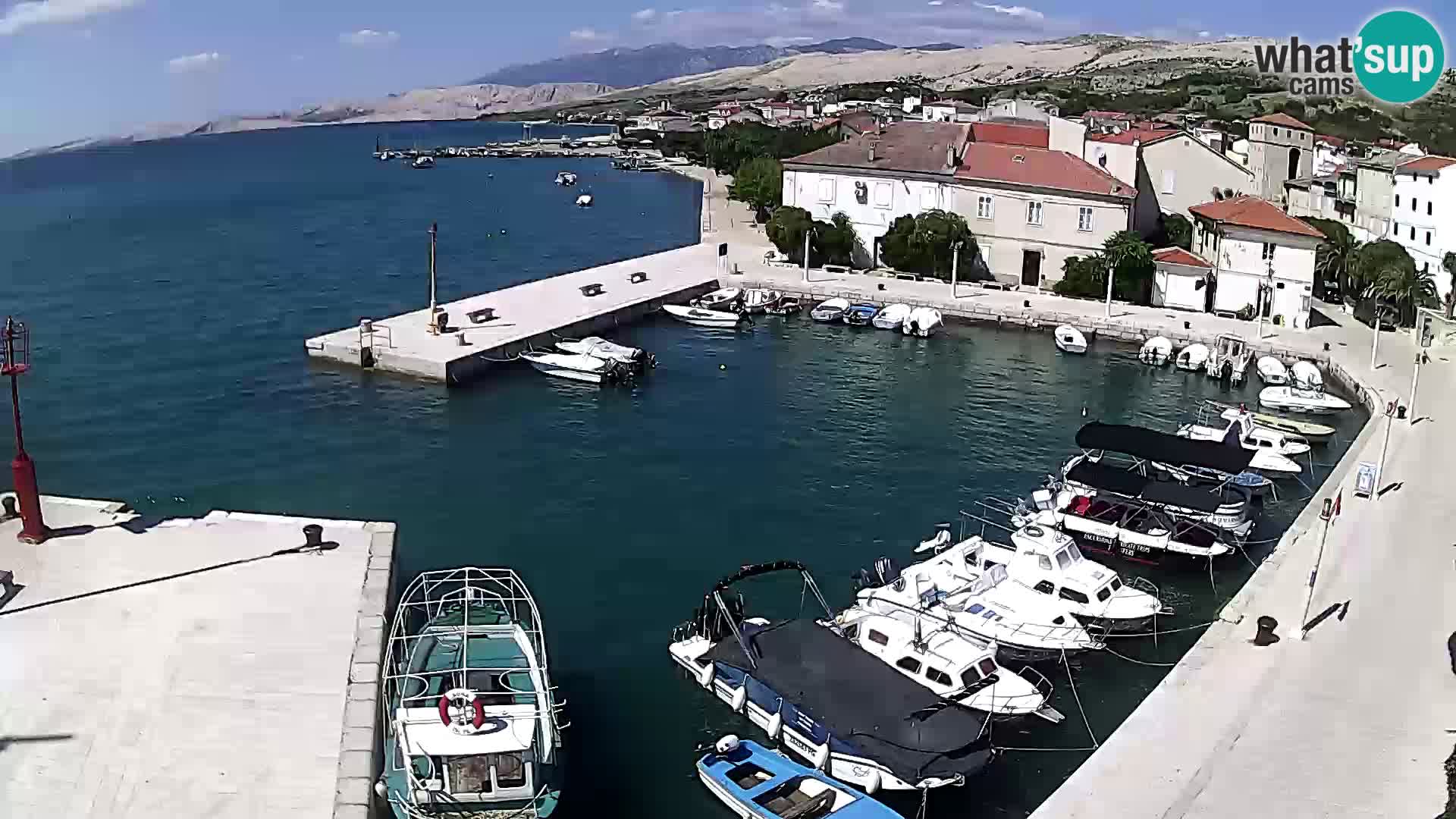 Livecam Pag – Marina de la ville
