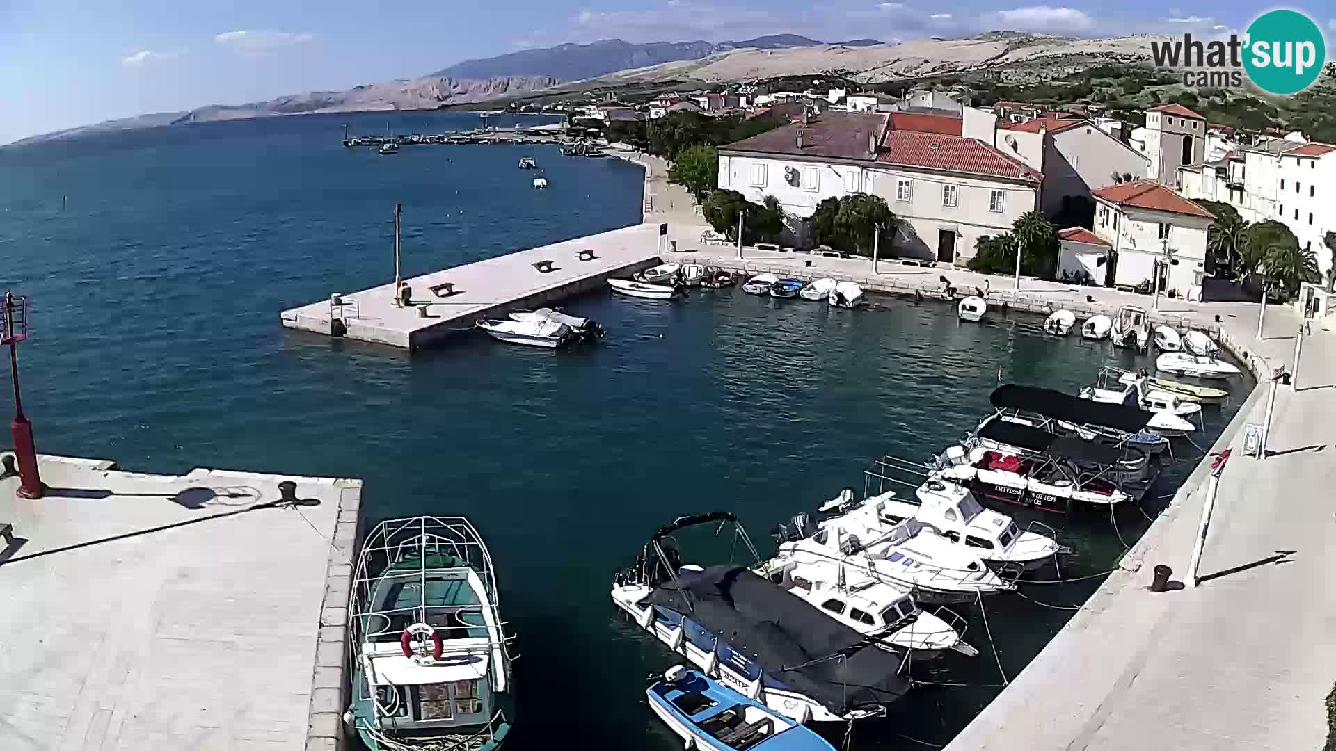 Livecam Pag – Marina de la ville