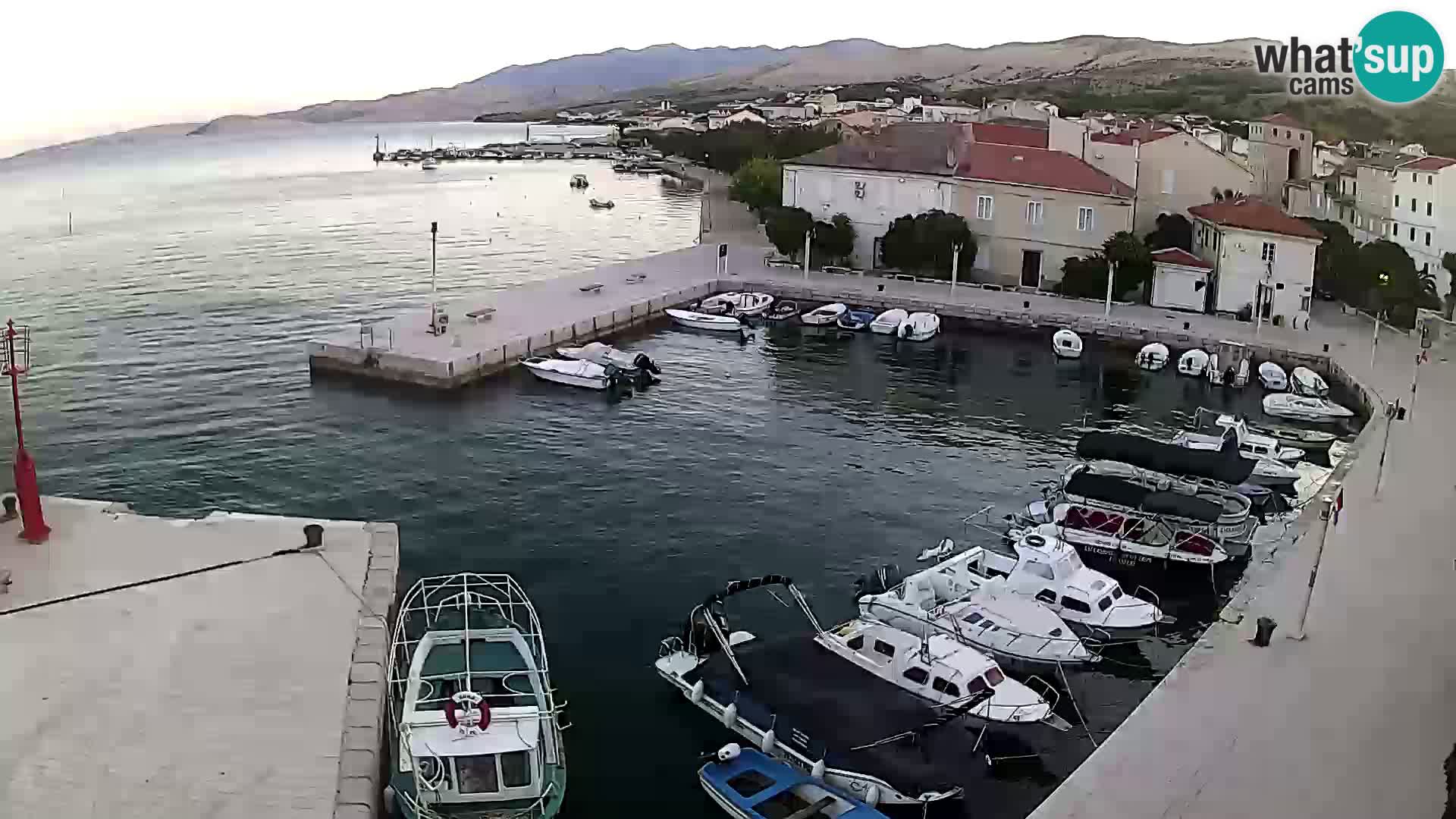 Pag webcam – town marina
