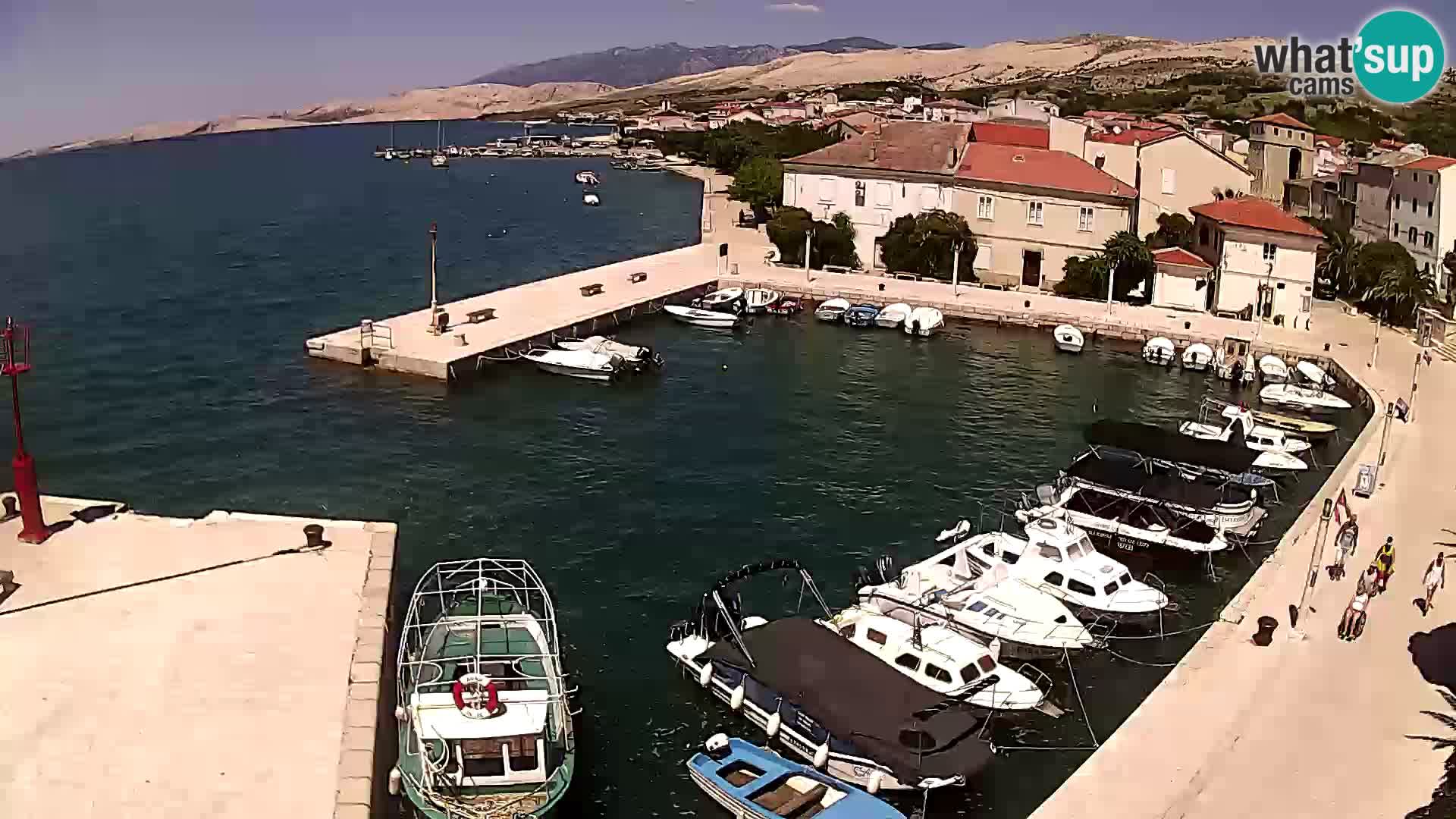 Pag webcam – town marina