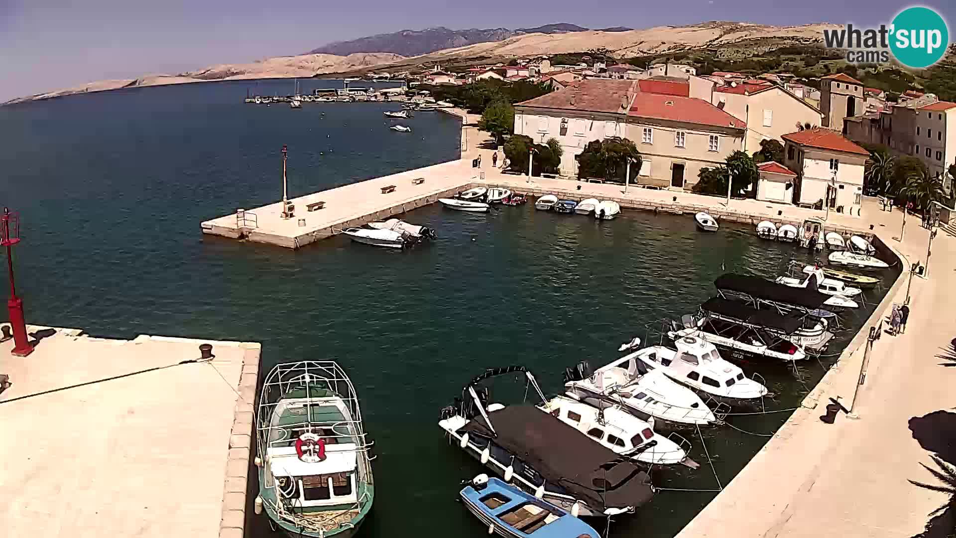 Pag Live webcam – porto turistico