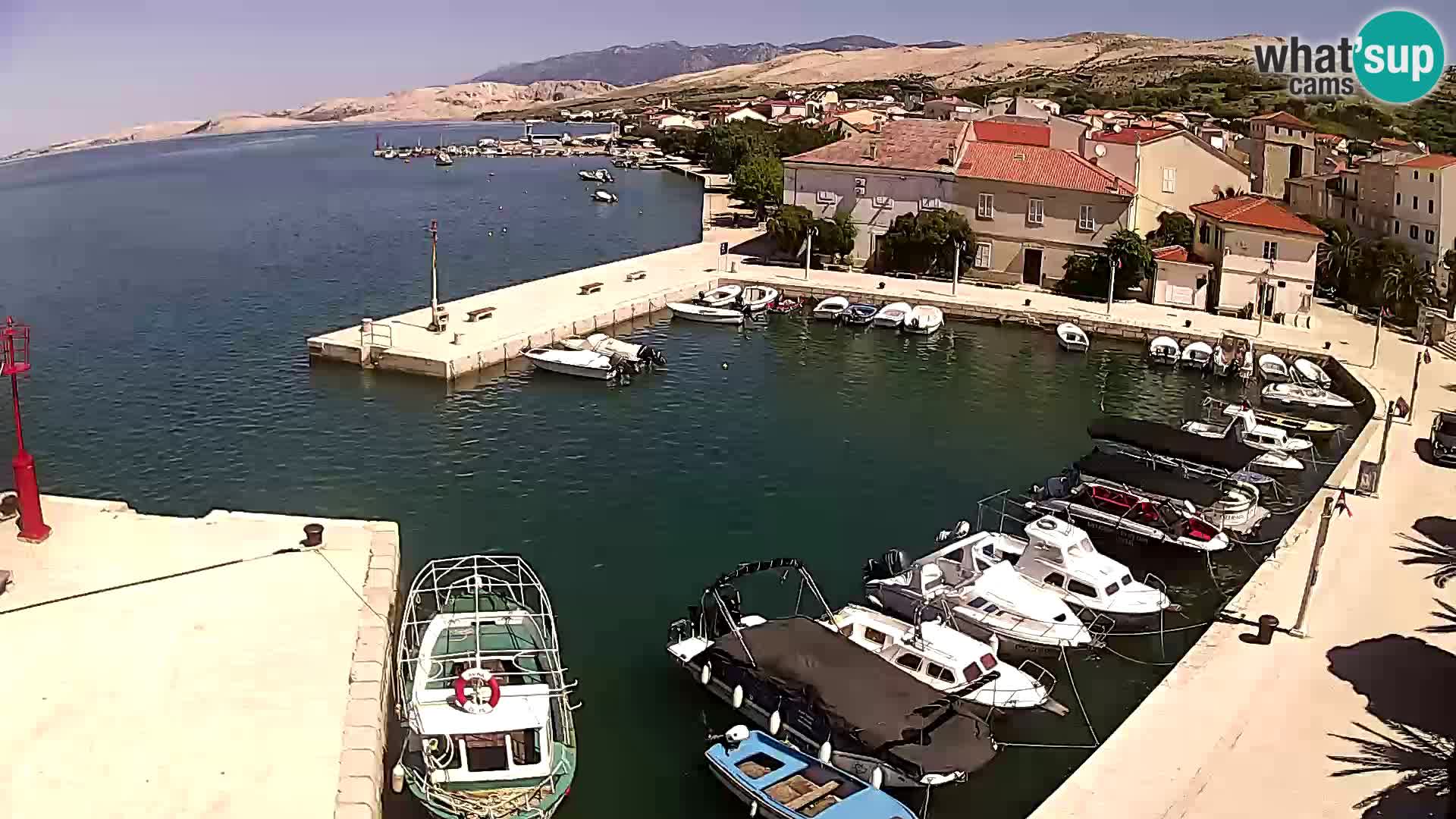 Livecam Pag – Marina de la ville
