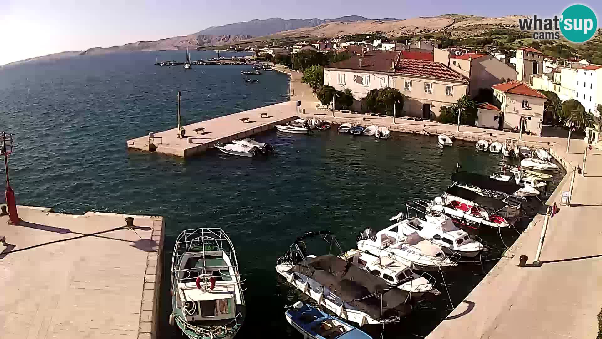 Pag webcam – town marina