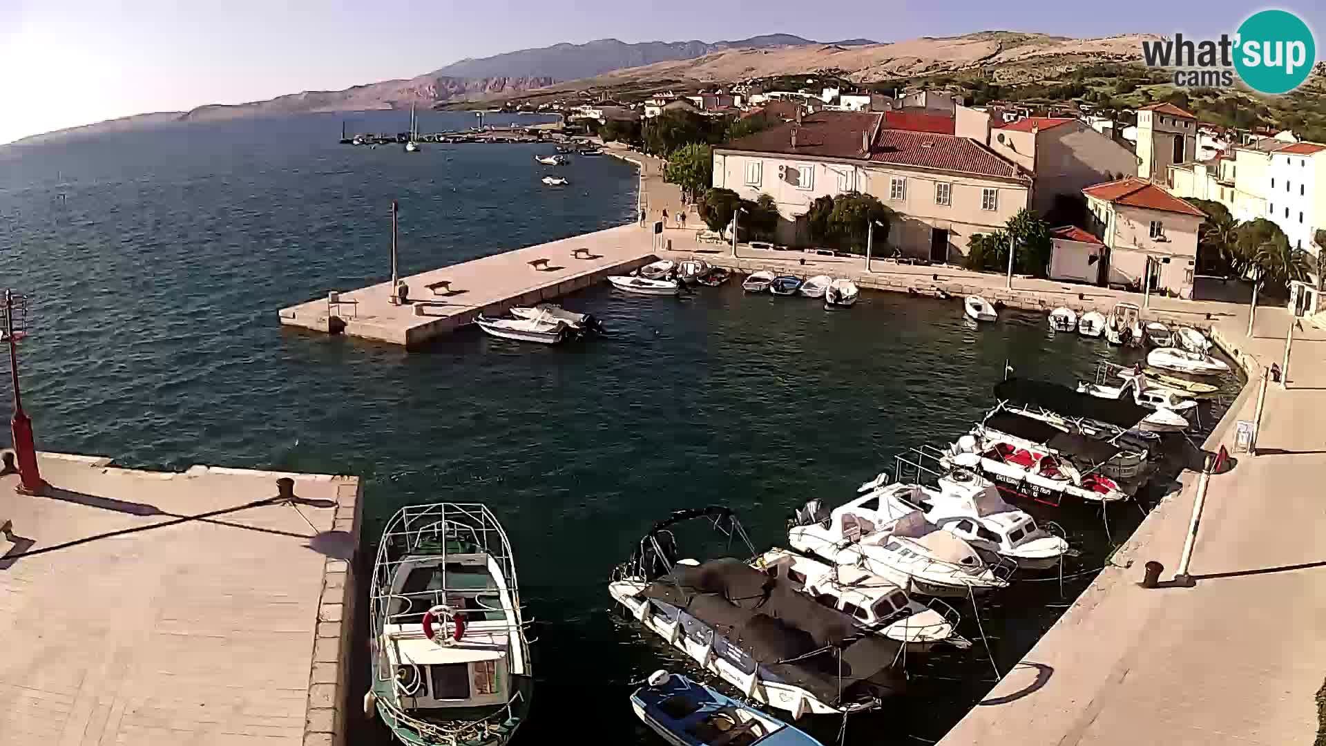 Pag Live webcam – porto turistico