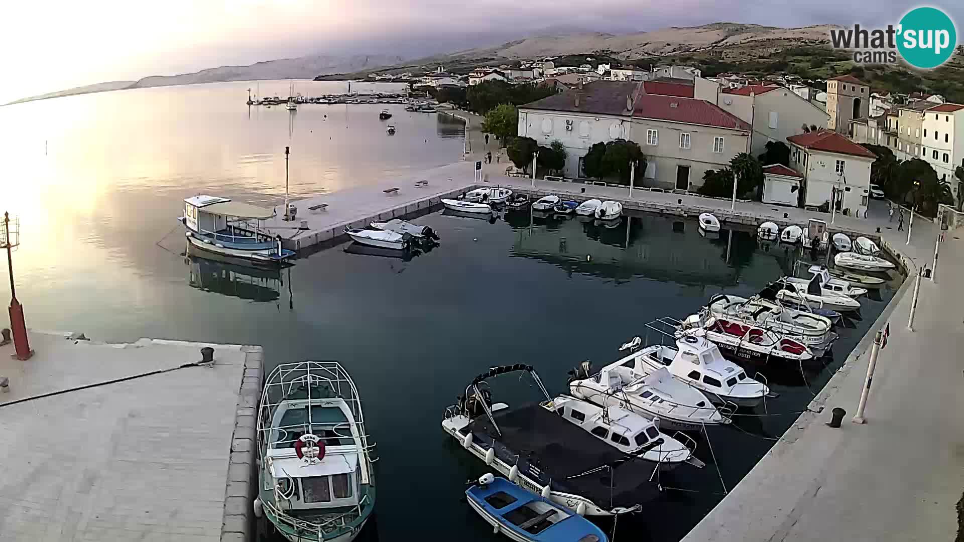 Pag webcam – town marina
