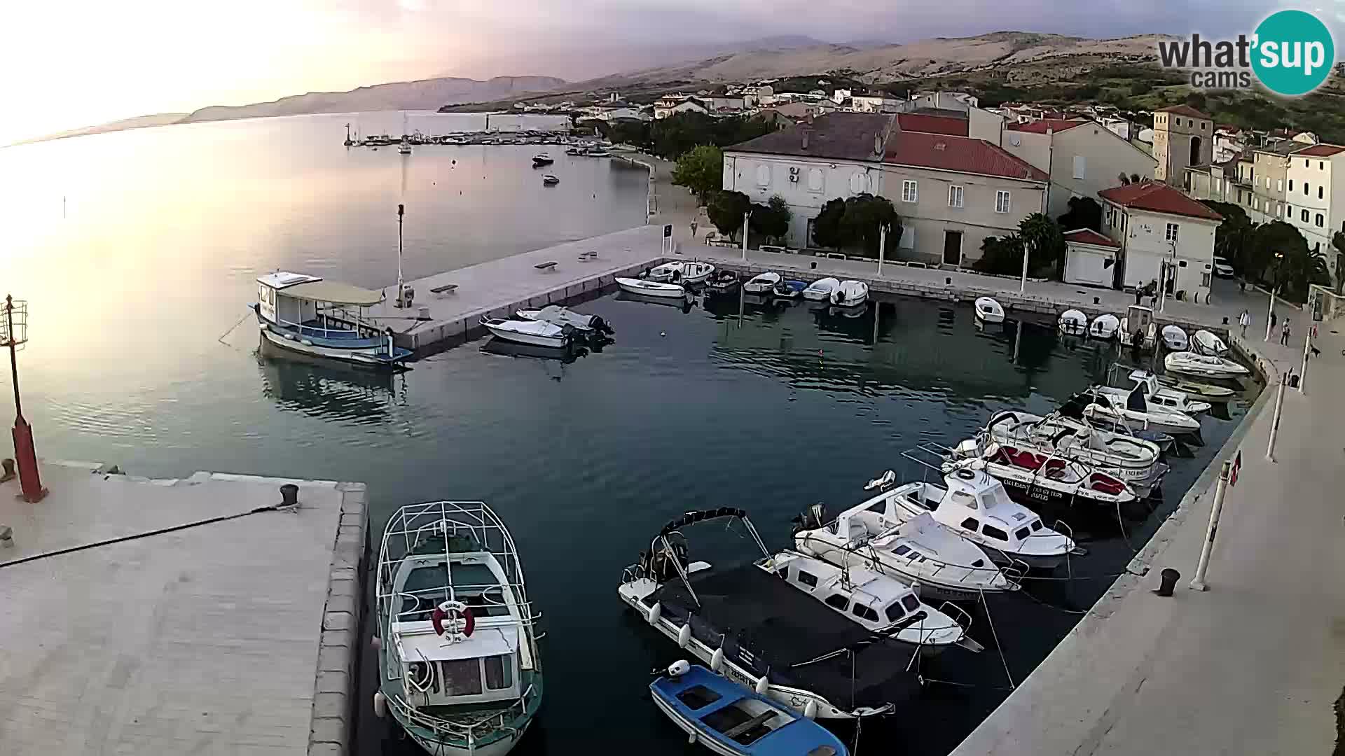 Pag webcam – town marina