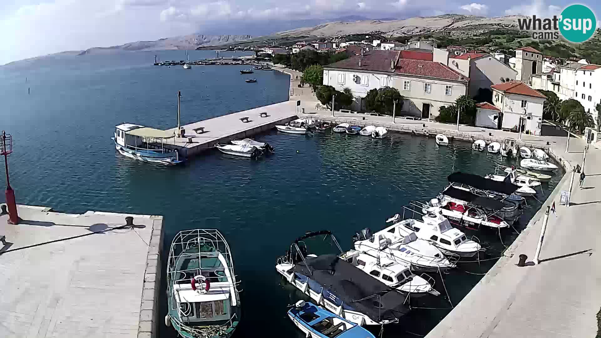 Pag webcam – town marina