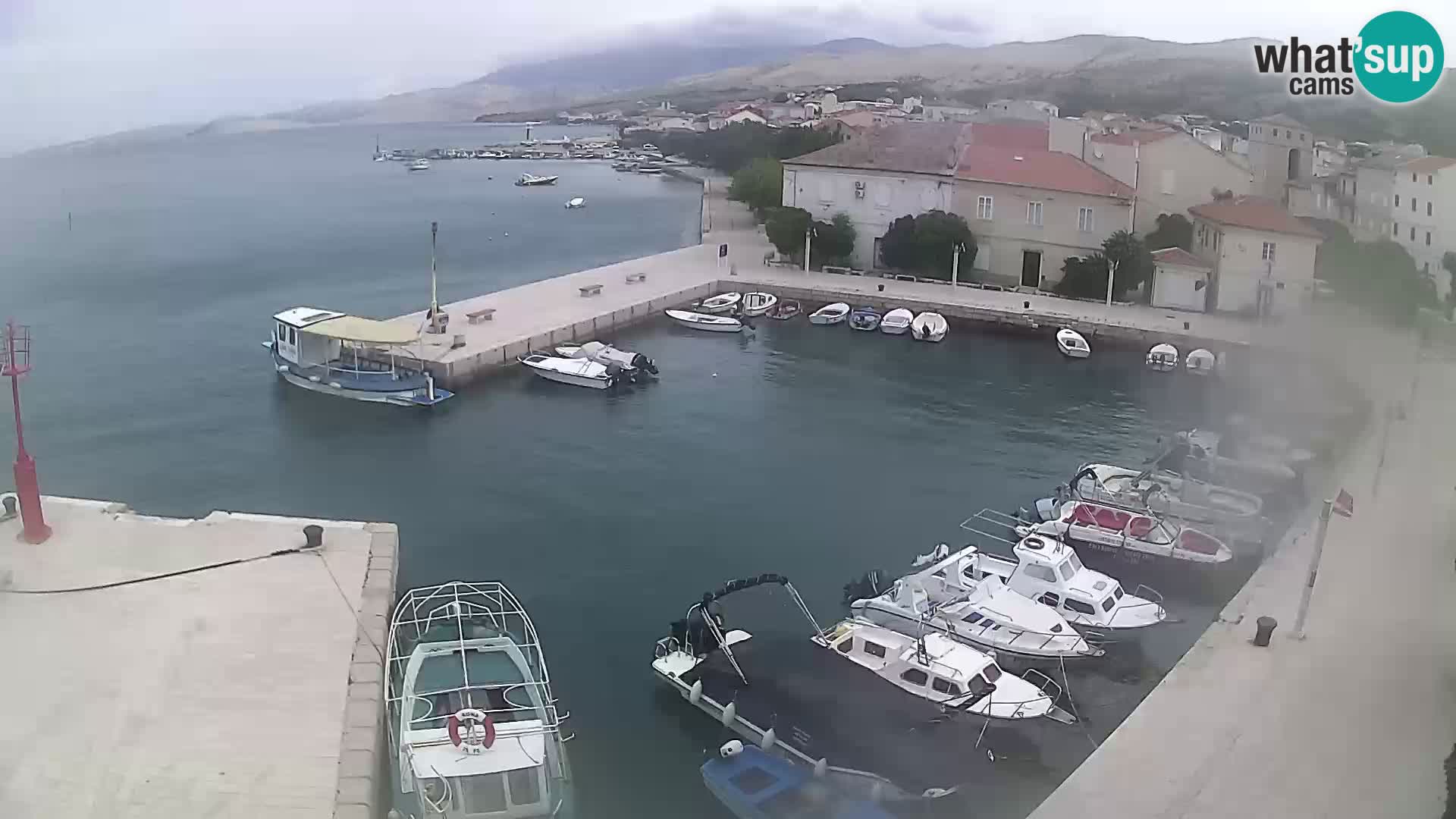 Pag webcam – town marina