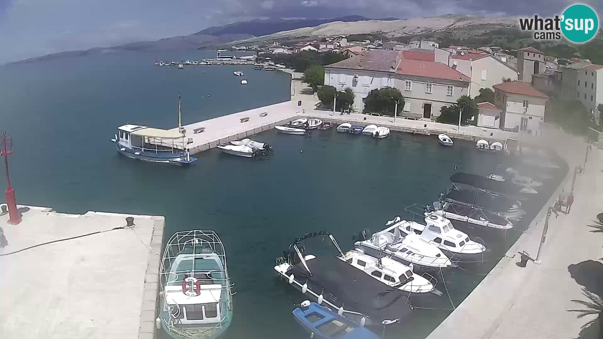 Pag webcam – town marina