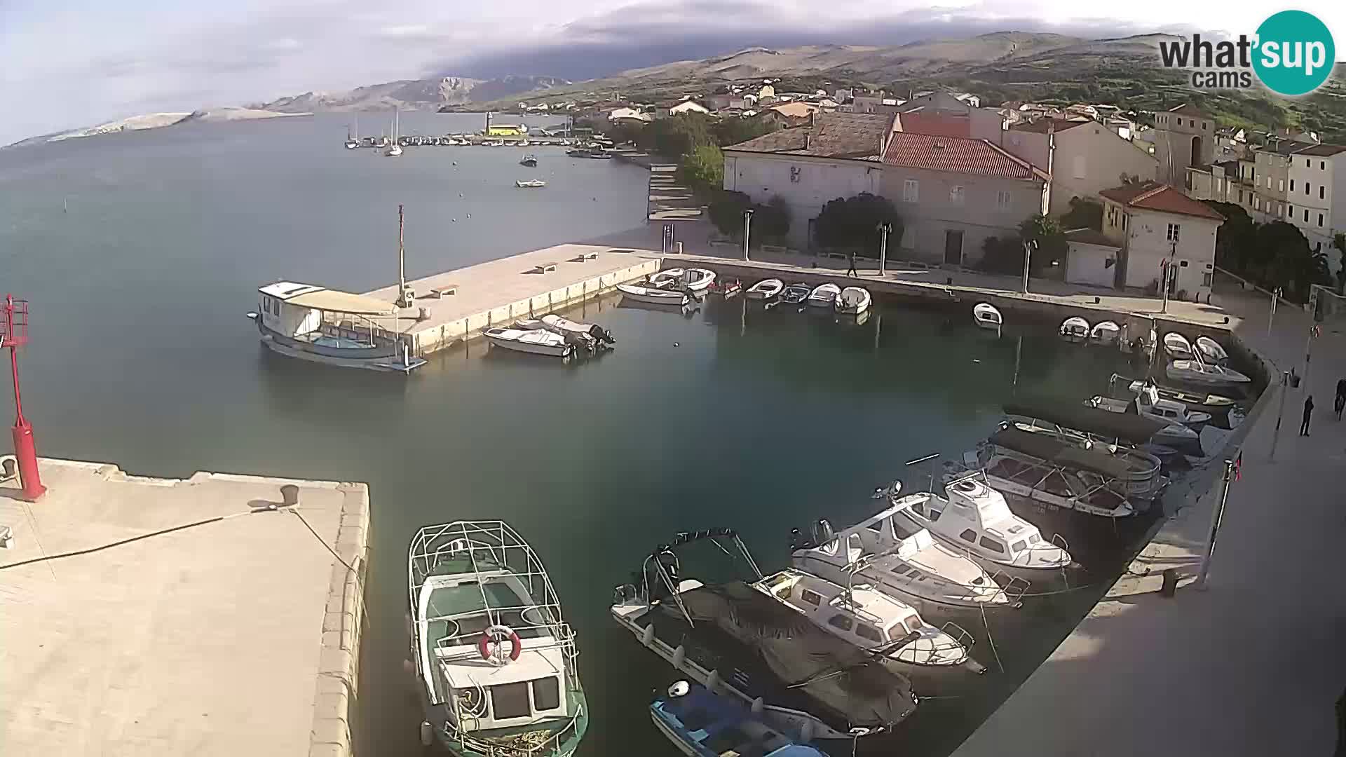 Pag Live webcam – porto turistico