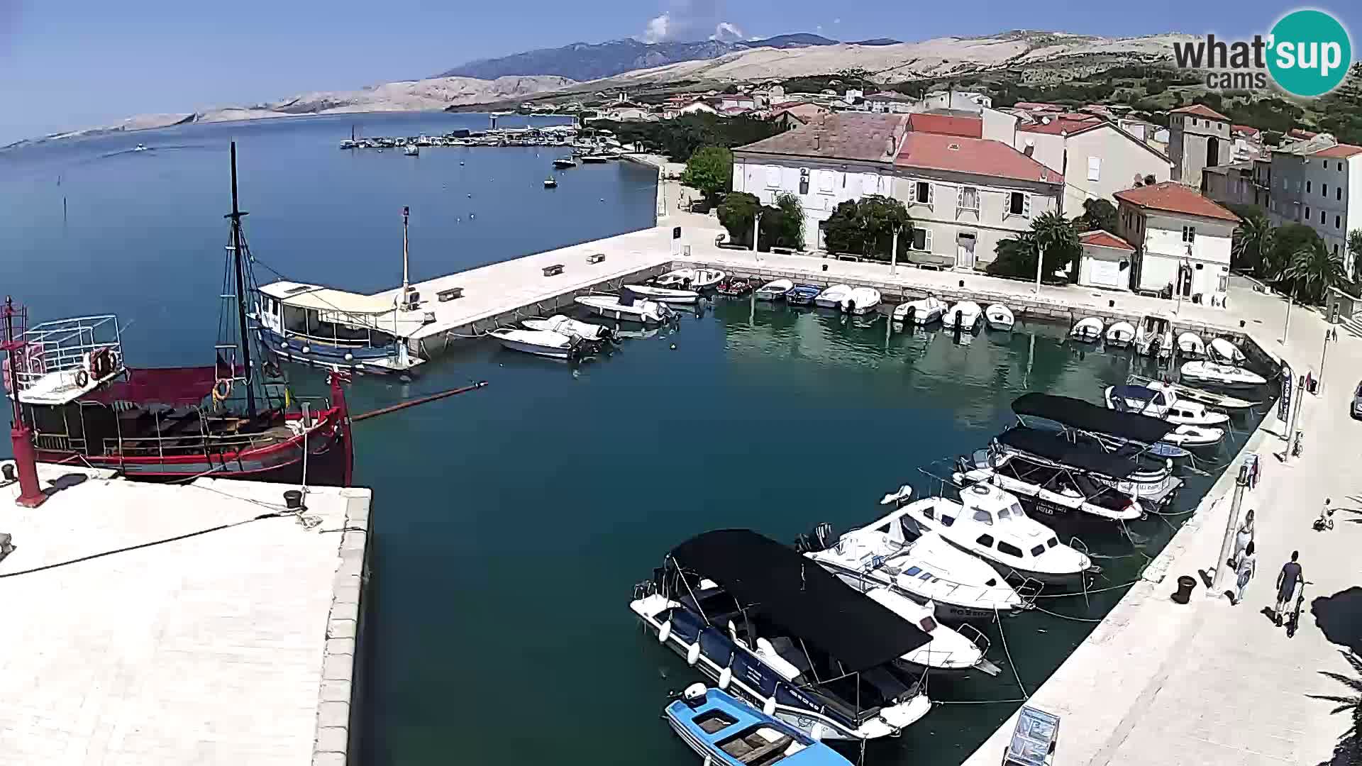 Pag webcam – town marina