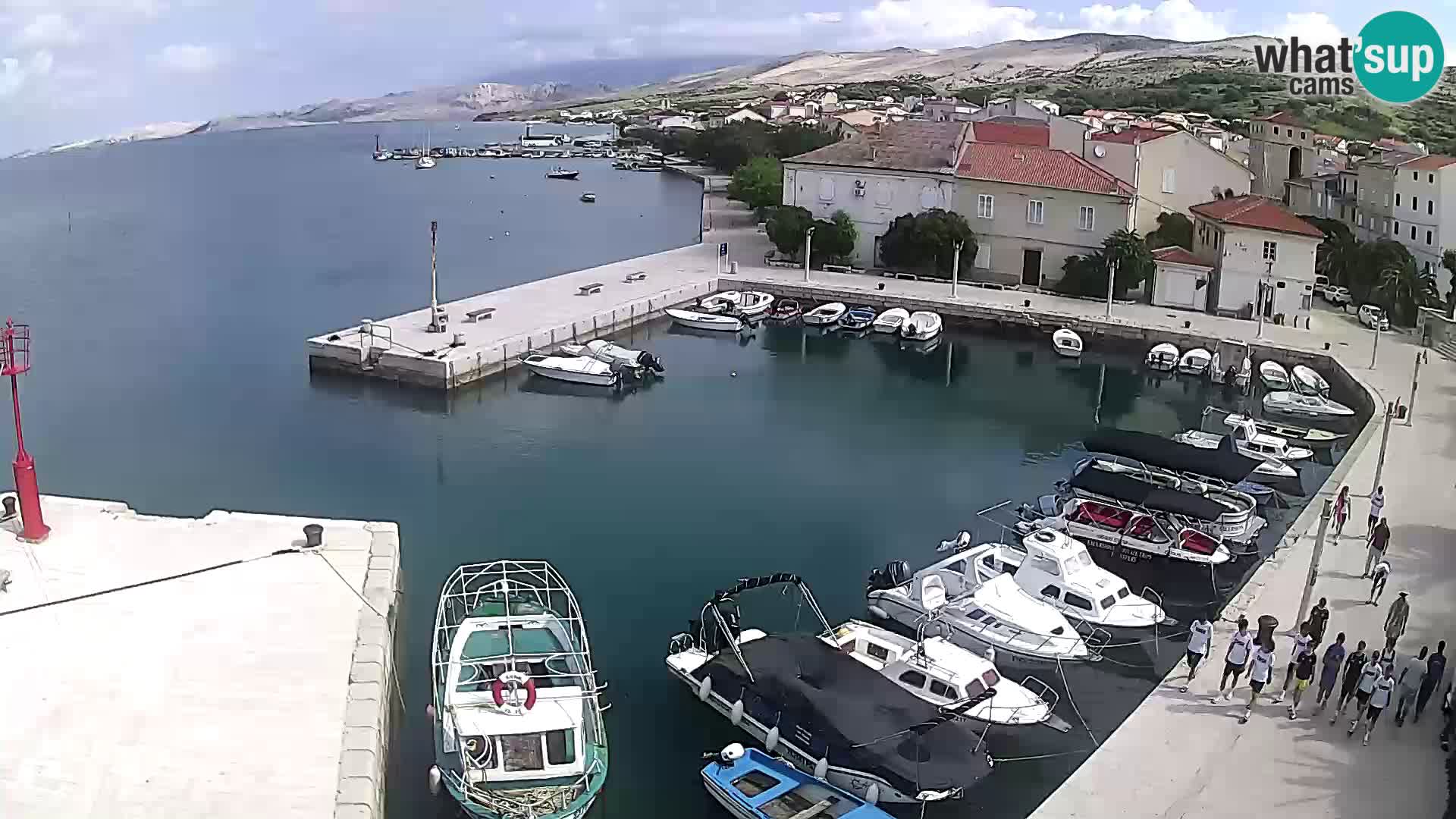 Pag Live webcam – porto turistico