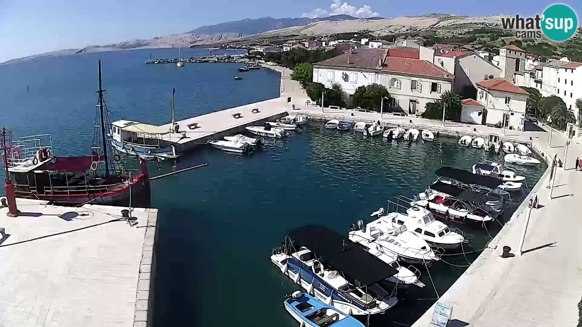 Pag webcam – town marina