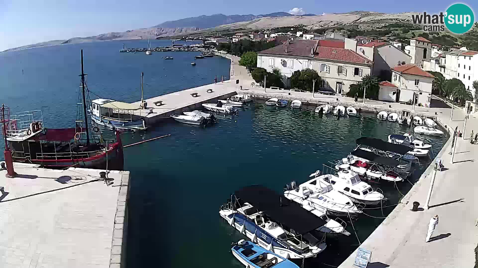 Pag webcam – town marina