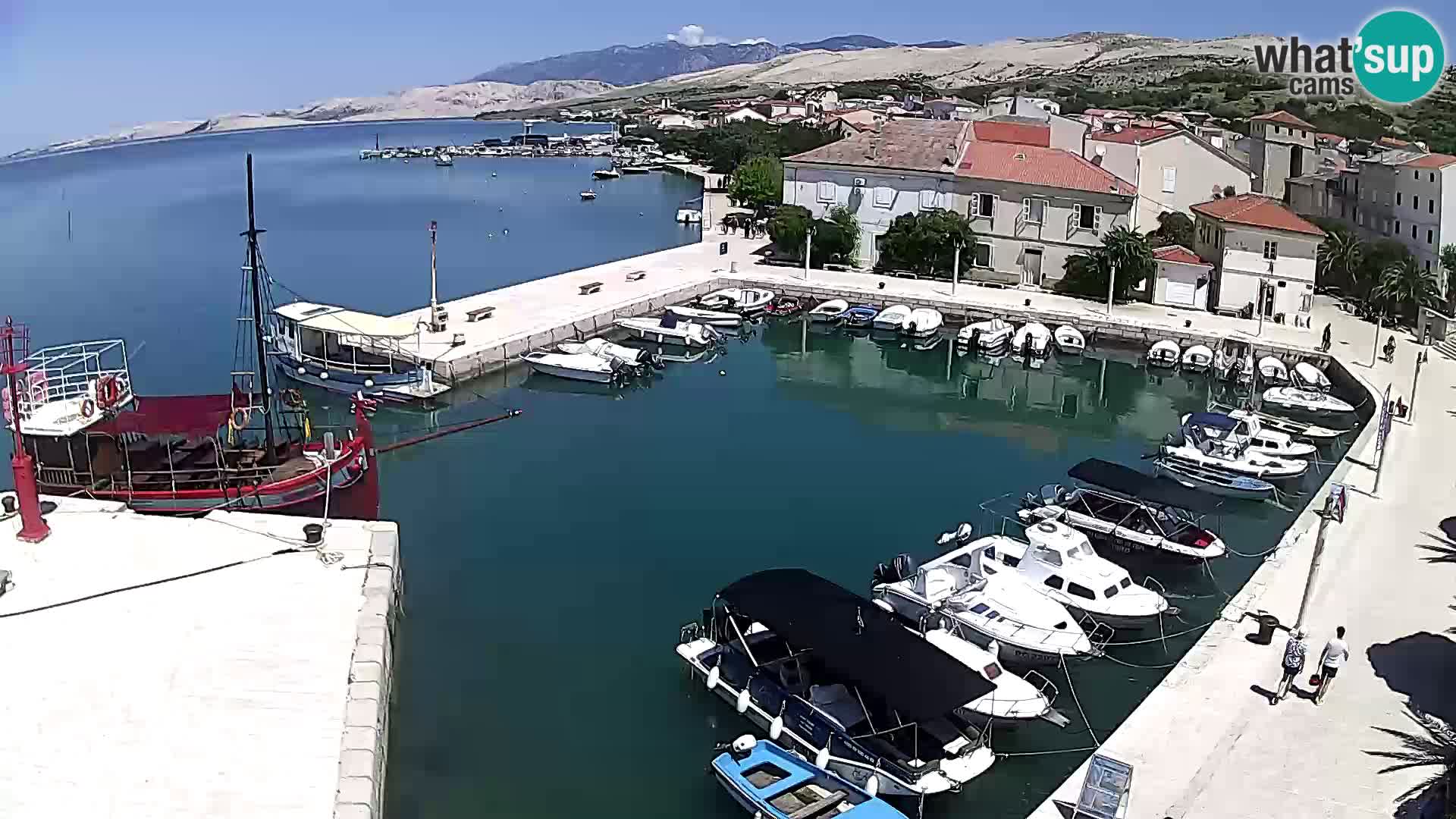Livecam Pag – Marina de la ville