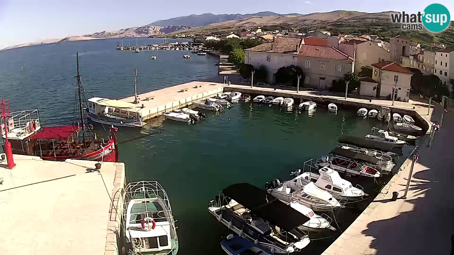 Livecam Pag – Marina de la ville
