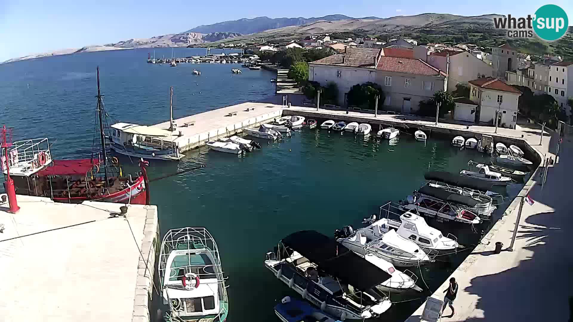 Pag webcam – town marina