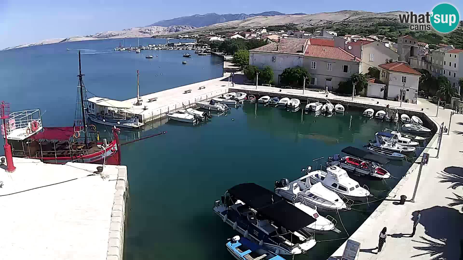 Pag Live webcam – porto turistico