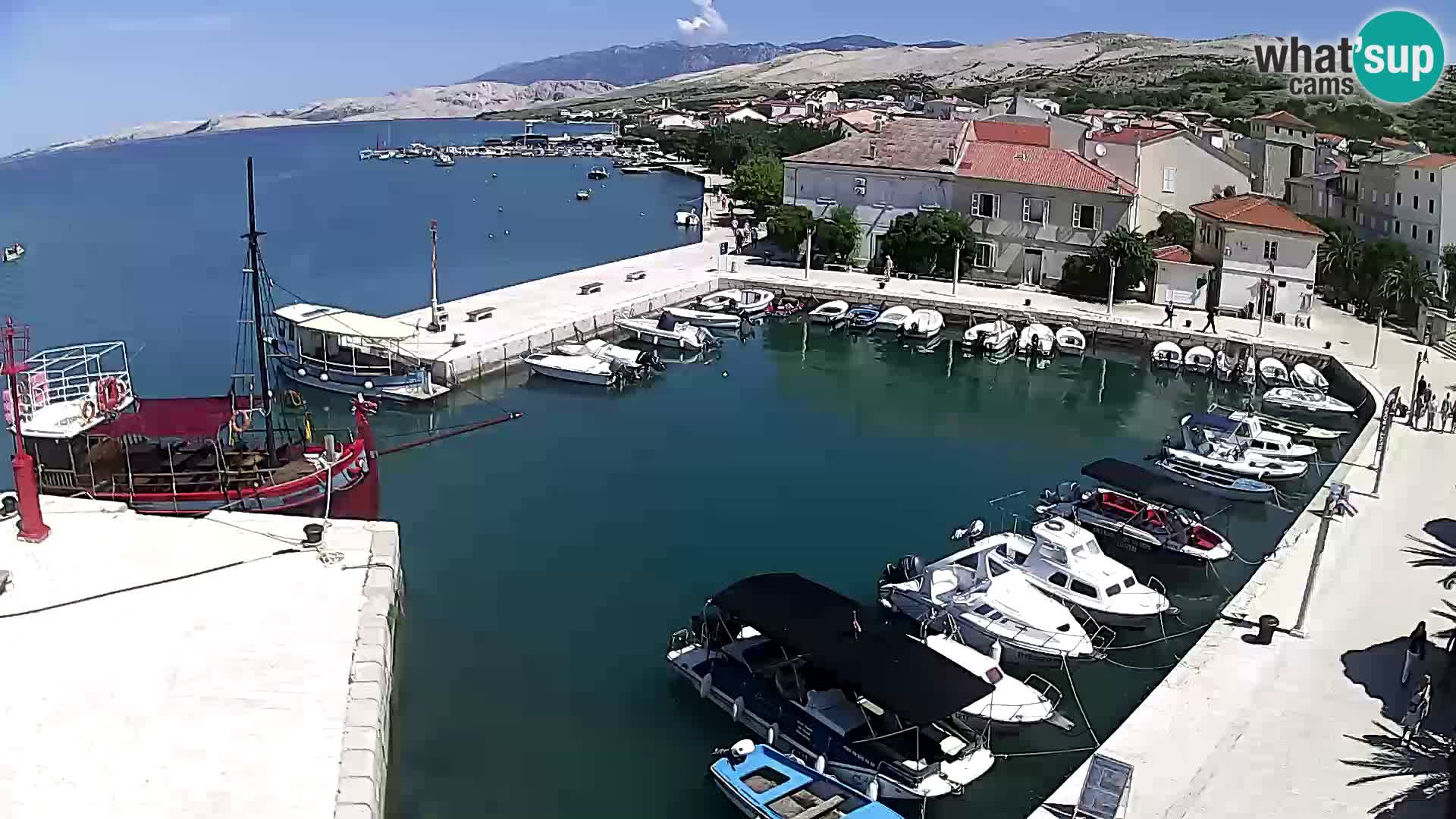 Pag Live webcam – porto turistico