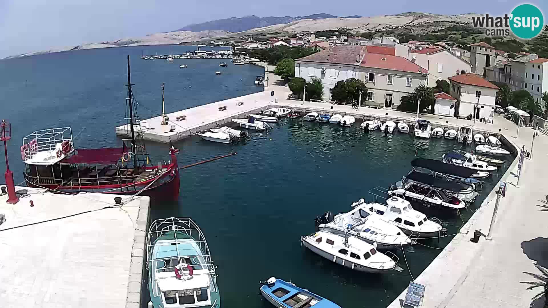 Pag webcam – town marina