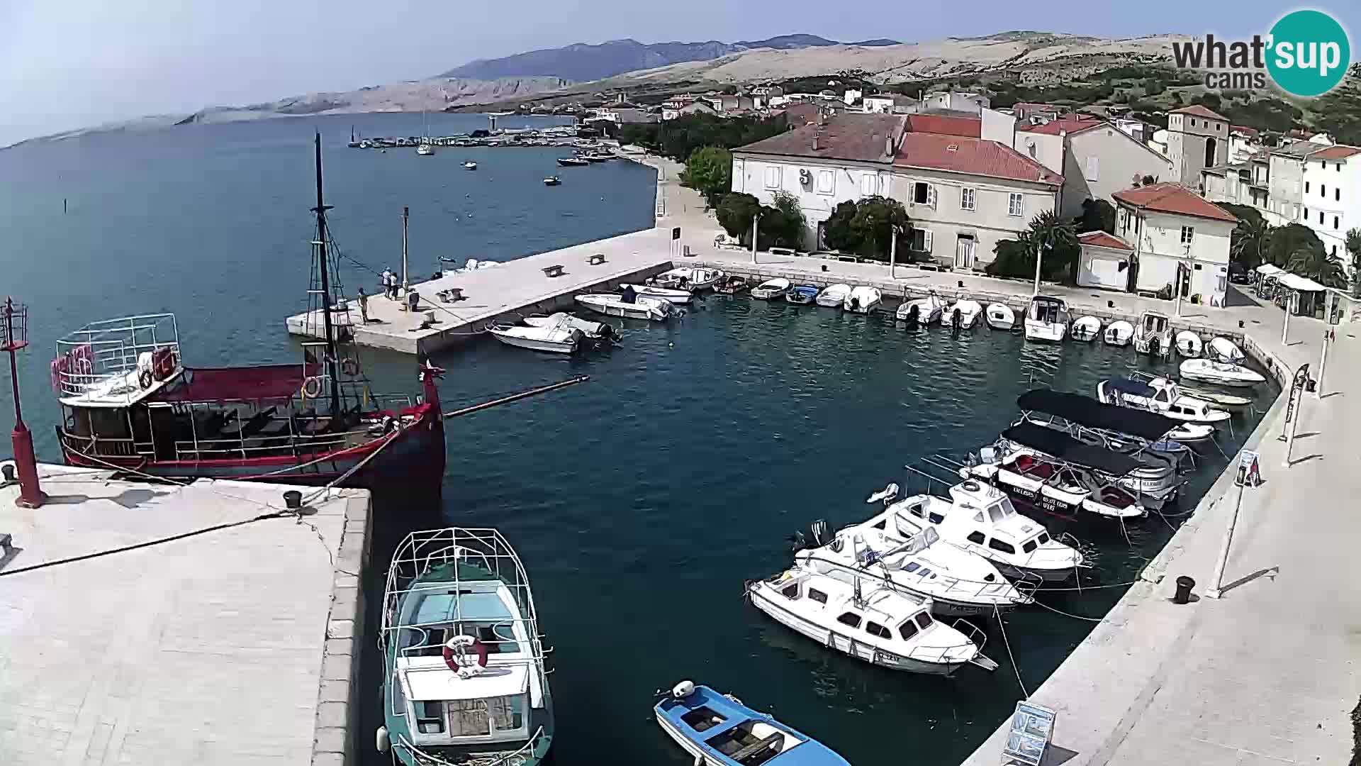 Pag webcam – town marina